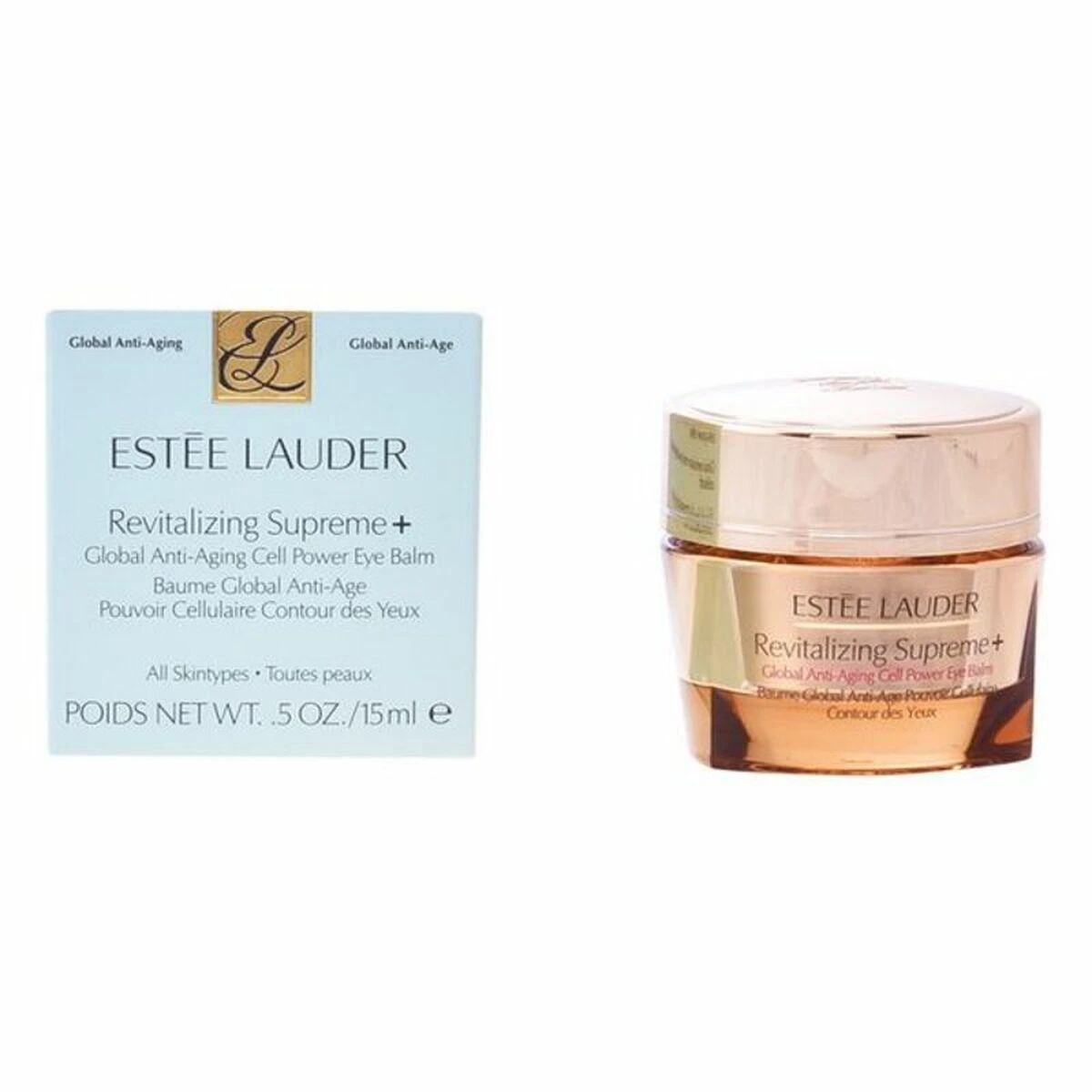 „Estee Lauder“ atgaivinantis „Supreme Global Anti-Aging Cell Power“ paakių balzamas, 15 ml