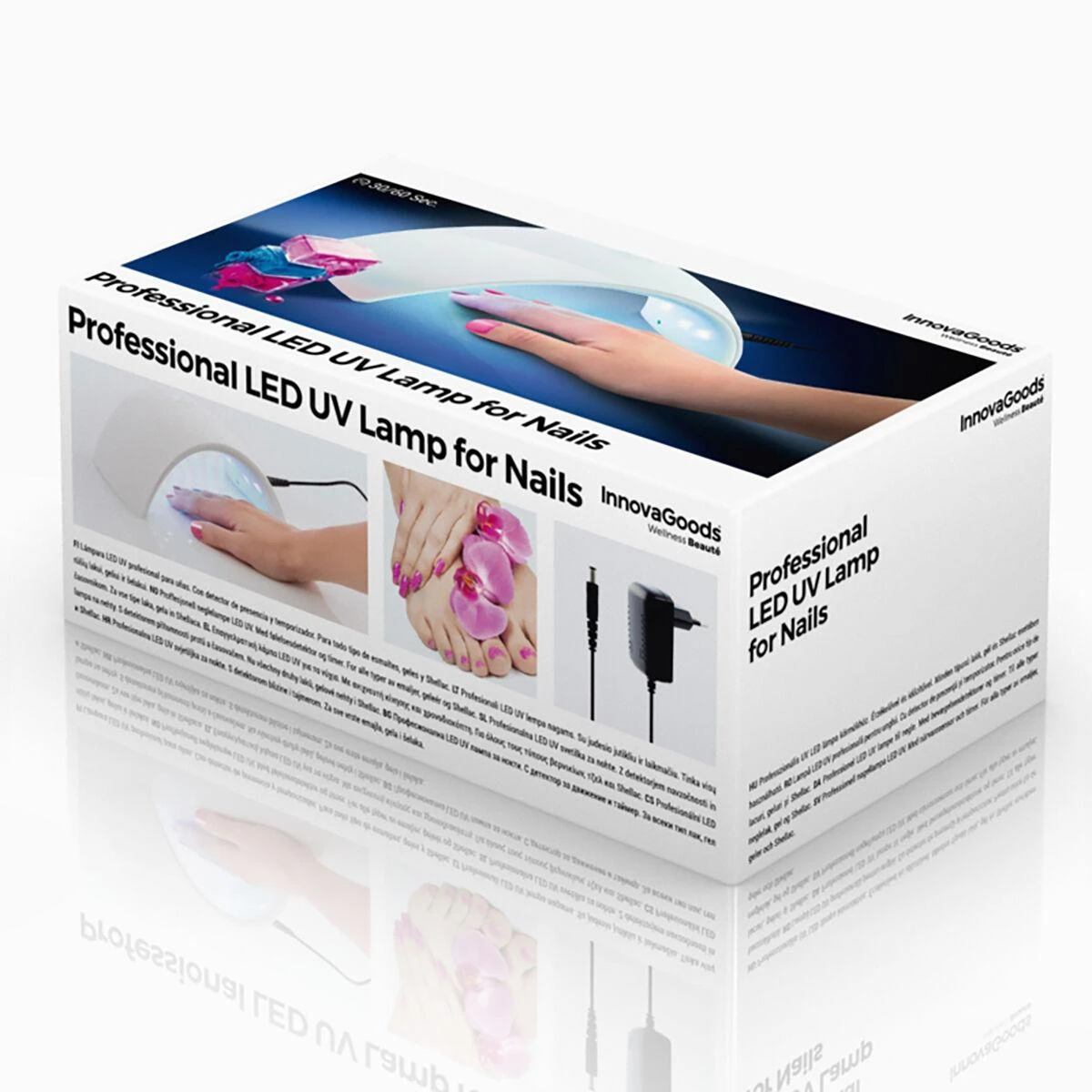 Profesionali LED UV Nagų Lempa InnovaGoods (Balta) (Naudoti A+)