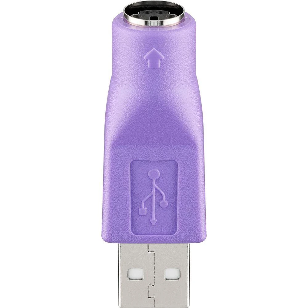 Violetinis USB į PS/2 adapteris