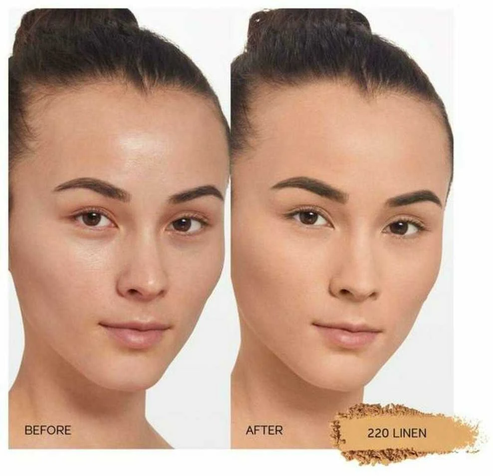 Shiseido „Synchro Skin“ gaivinantis kompaktiškas makiažo pagrindas, 220 linų spalvos, 4 g