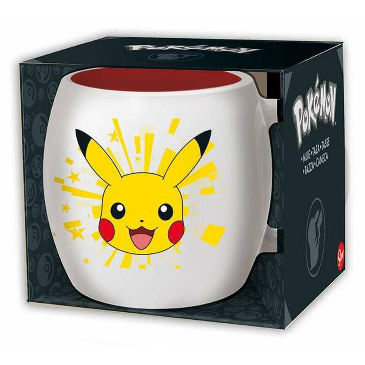 STOR Pokemon Pikachu keramikinis apvalus puodelis (384ml)
