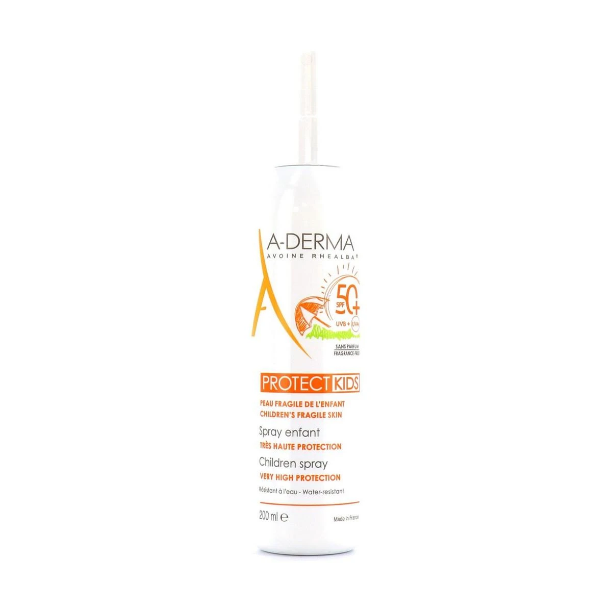"A-Derma Ducray" purškiamas apsauginis purškiklis vaikams 50 200ml