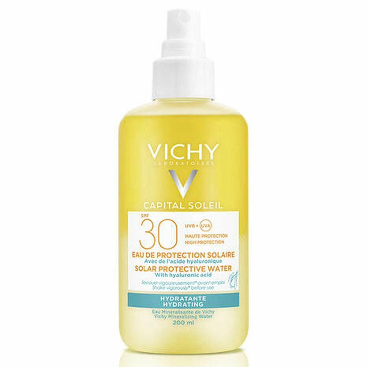 Vichy Ideal Soleil Solar Protective Vanduo Hydrating Spf30 Purškiklis apsauginis purškiklis nuo saulės 200ml