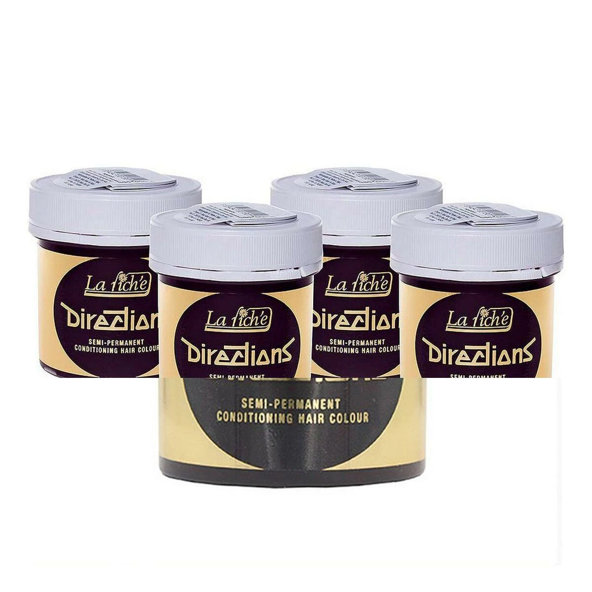Plum La Riché Directions pusiau ilgalaikis plaukų dažų kondicionierius „Slyvų spalva“, 88 ml