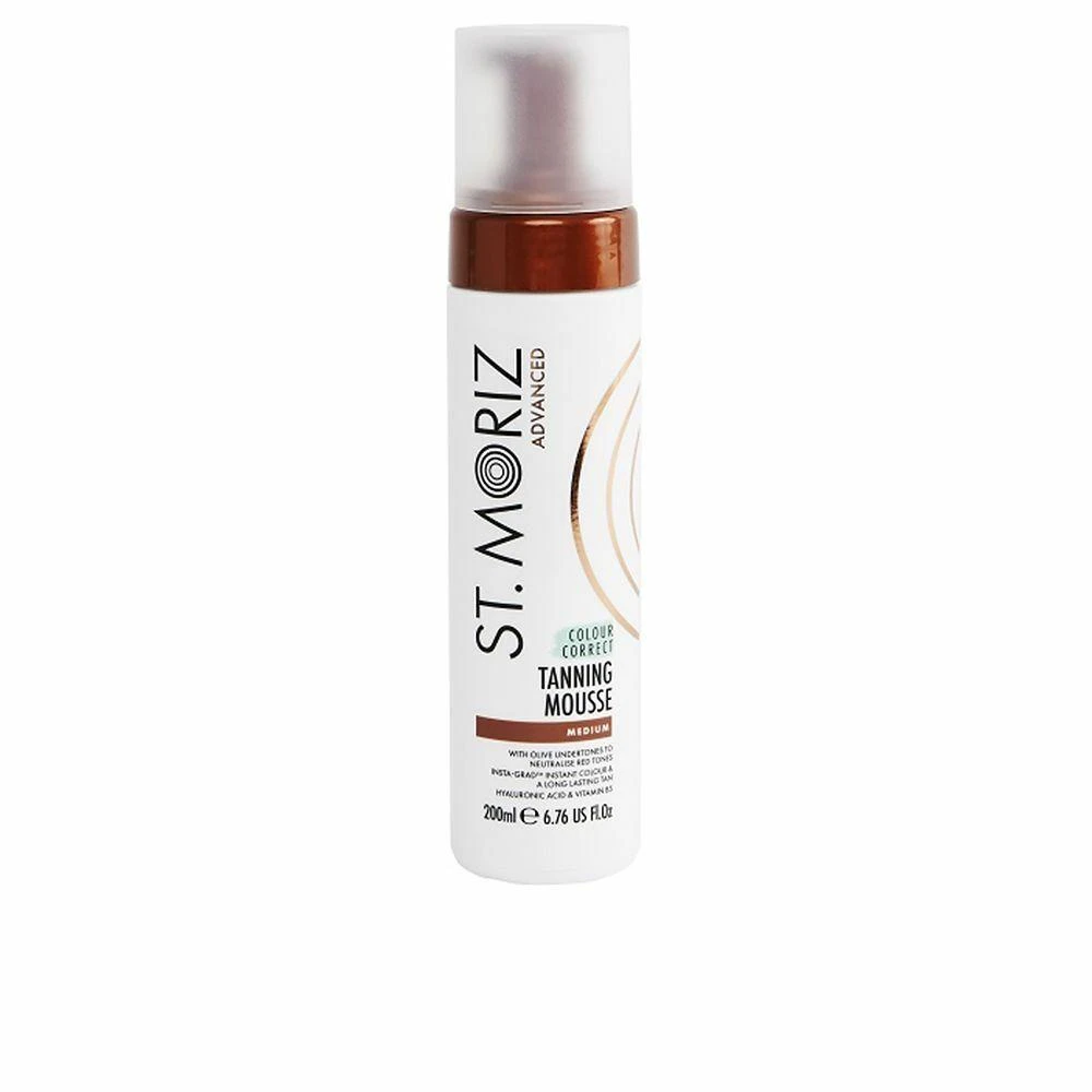 savaiminio įdegio putos St. Moriz Tanning Mousse Colour Corrector Medium 200ml