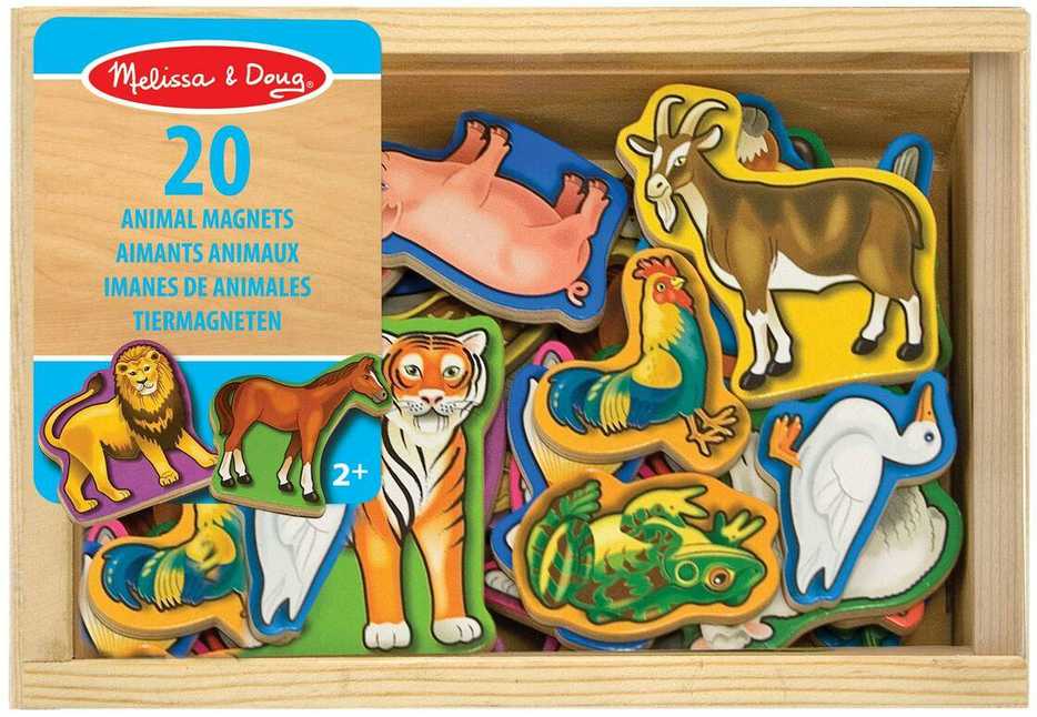 Bez Marki Melissa & Doug Melissa & Doug Wooden Animal Magnets | Magnets for Kids | Fr