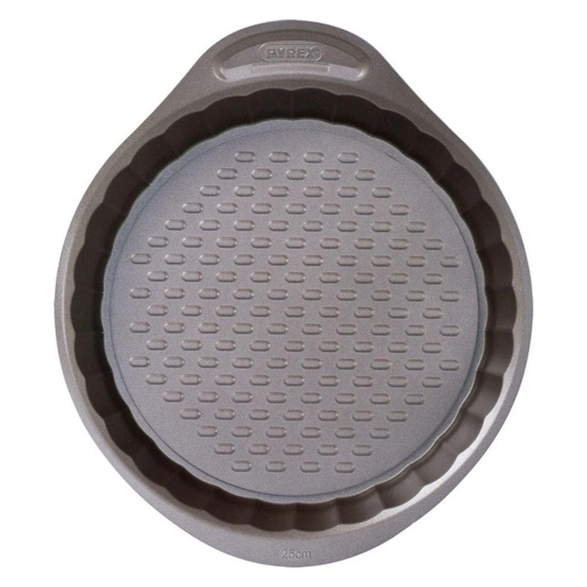 Pyrex Asimetria kepimo forma, 30 cm, anglinio plieno, ruda