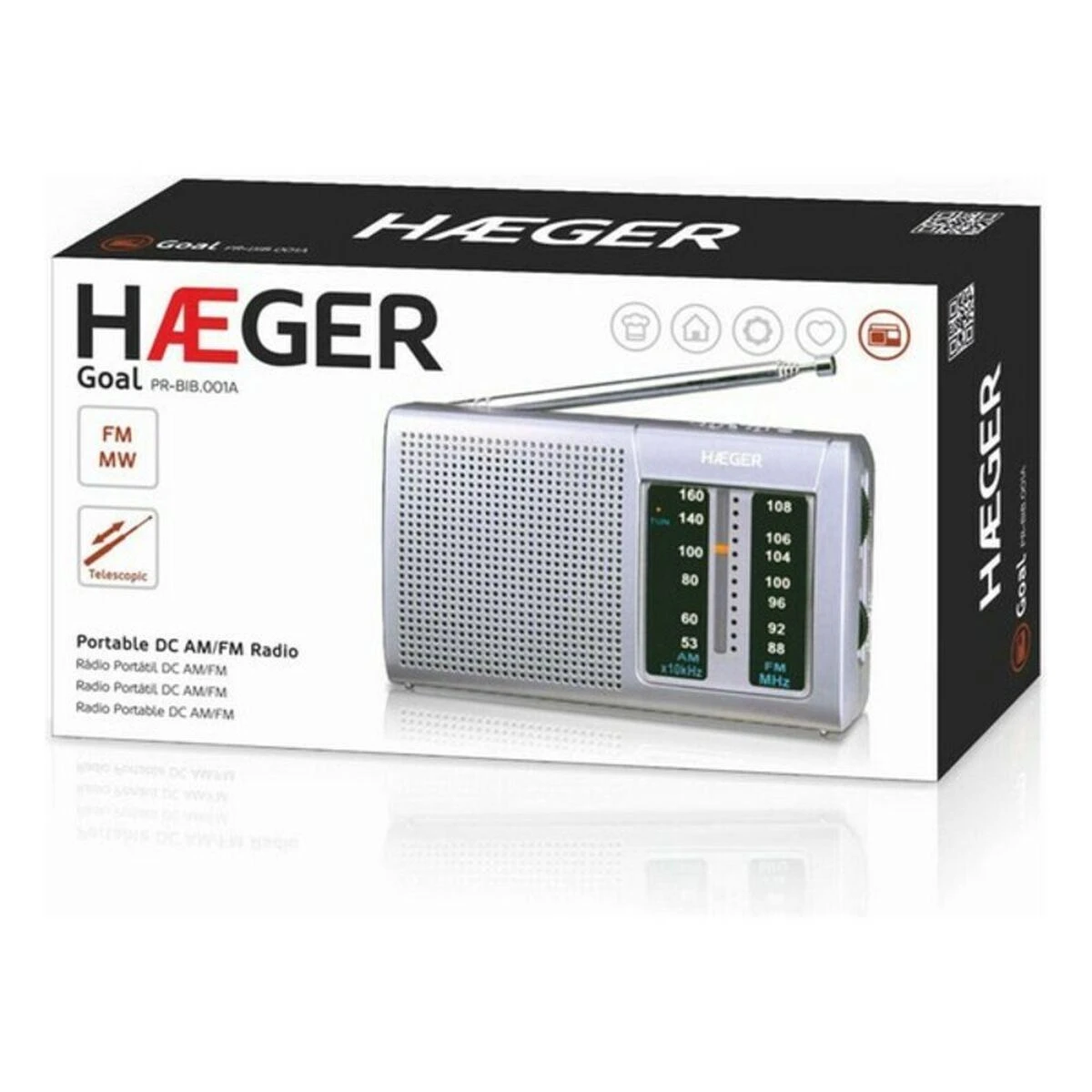 Radijas Haeger AM/FM radijas Haeger Goal