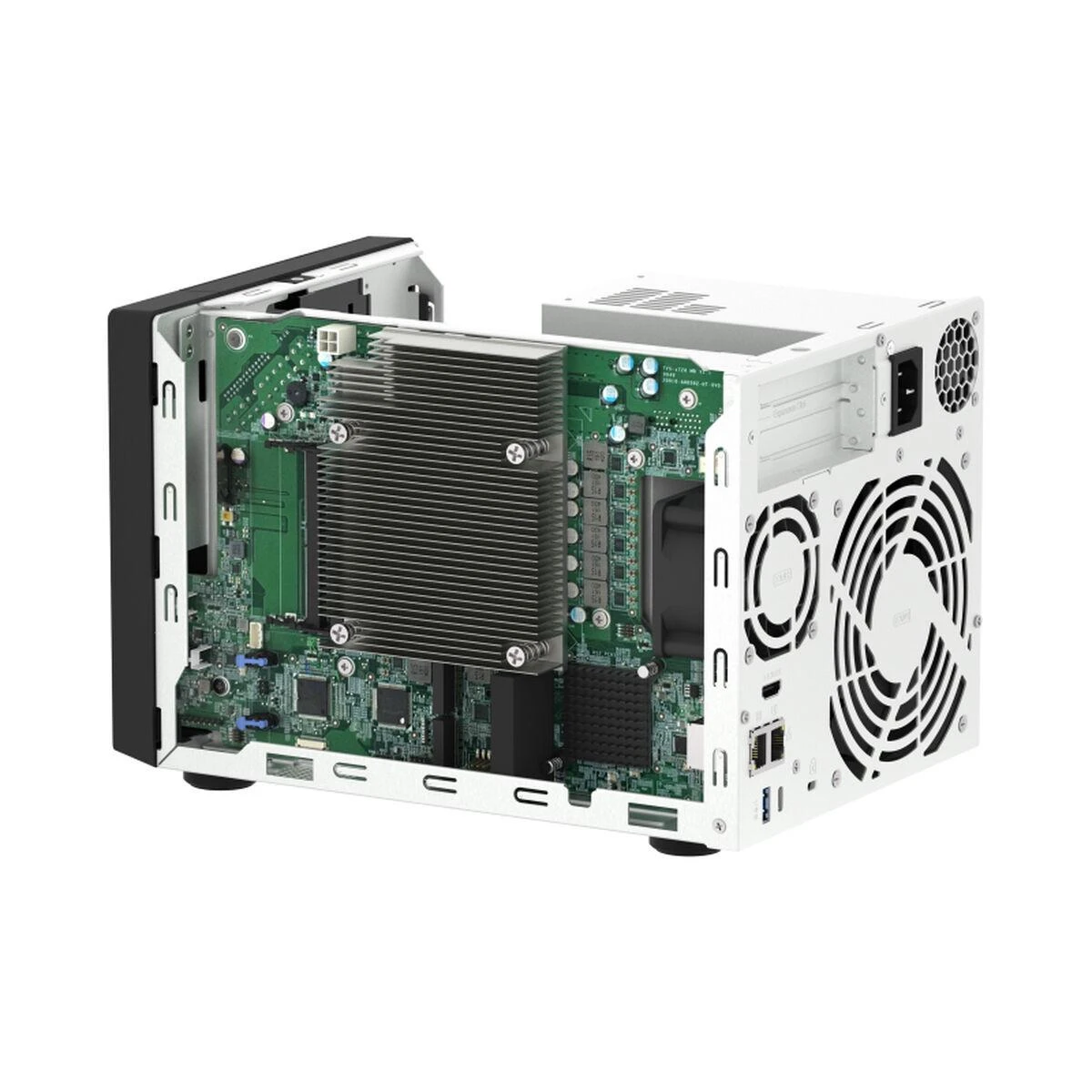 Serveris QNAP TVS-H474 NAS bokštas Intel® Pentium® G7400 8 GB DDR4 QuTS herojus juodas