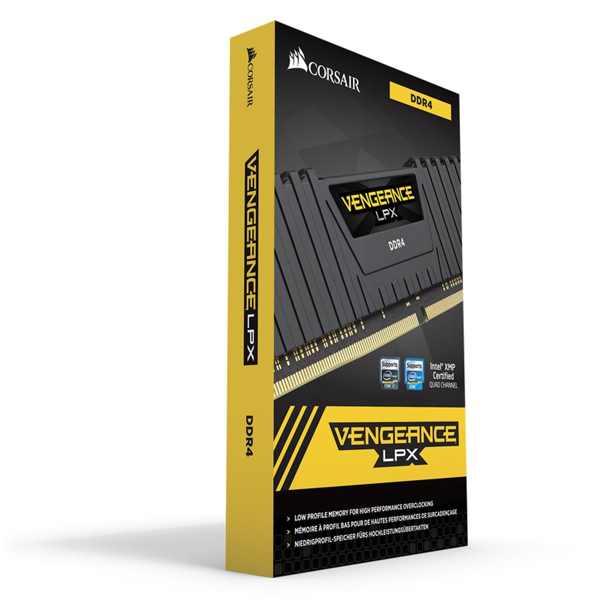 RAM CORSAIR 16GB DDR4 3000MHz 288Dimm unbuffered 16-20-20-38 Vengeance LPX Juodas Heat Spreader 1,35V XMP2.0
