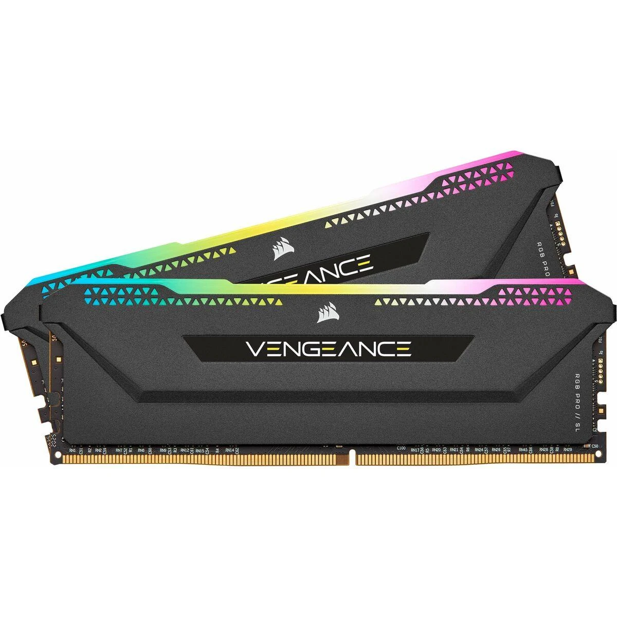 RAM CORSAIR DDR4 16GB 2x8GB 3200MHz DIMM CL16 VENGEANCE RGB Pro SL Juodas 1.35V XMP 2.0