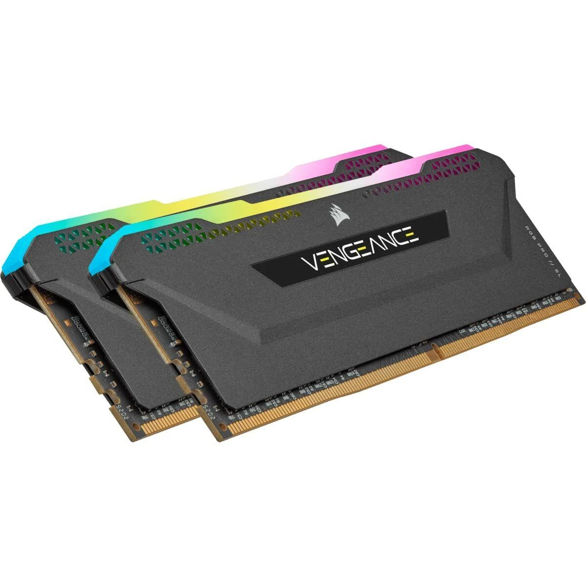 RAM CORSAIR DDR4 16GB 2x8GB 3200MHz DIMM CL16 VENGEANCE RGB Pro SL Juodas 1.35V XMP 2.0