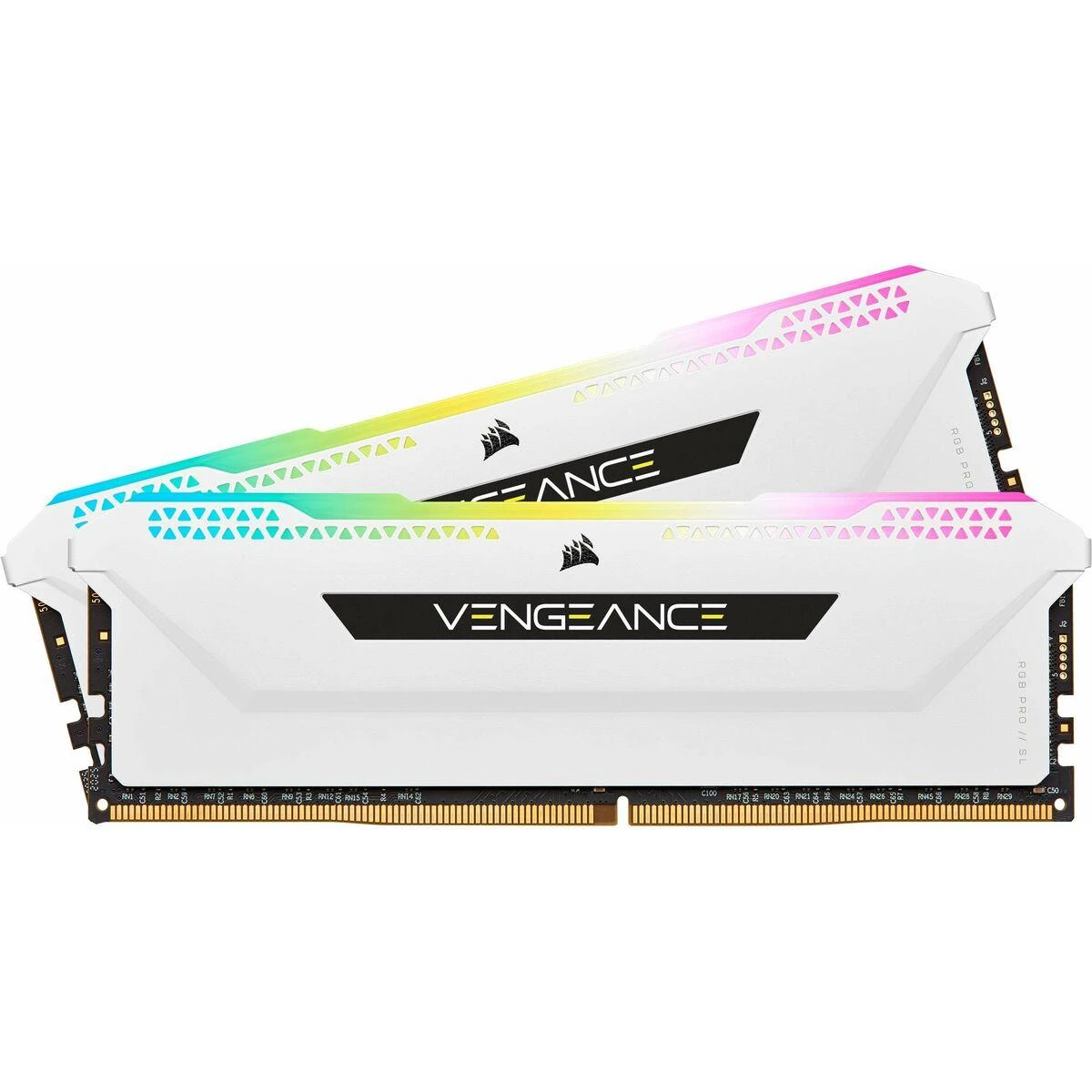 RAM Corsair Vengeance RGB Pro SL Baltas 32GB [2x16GB 3200MHz DDR4 CL16 DIMM]