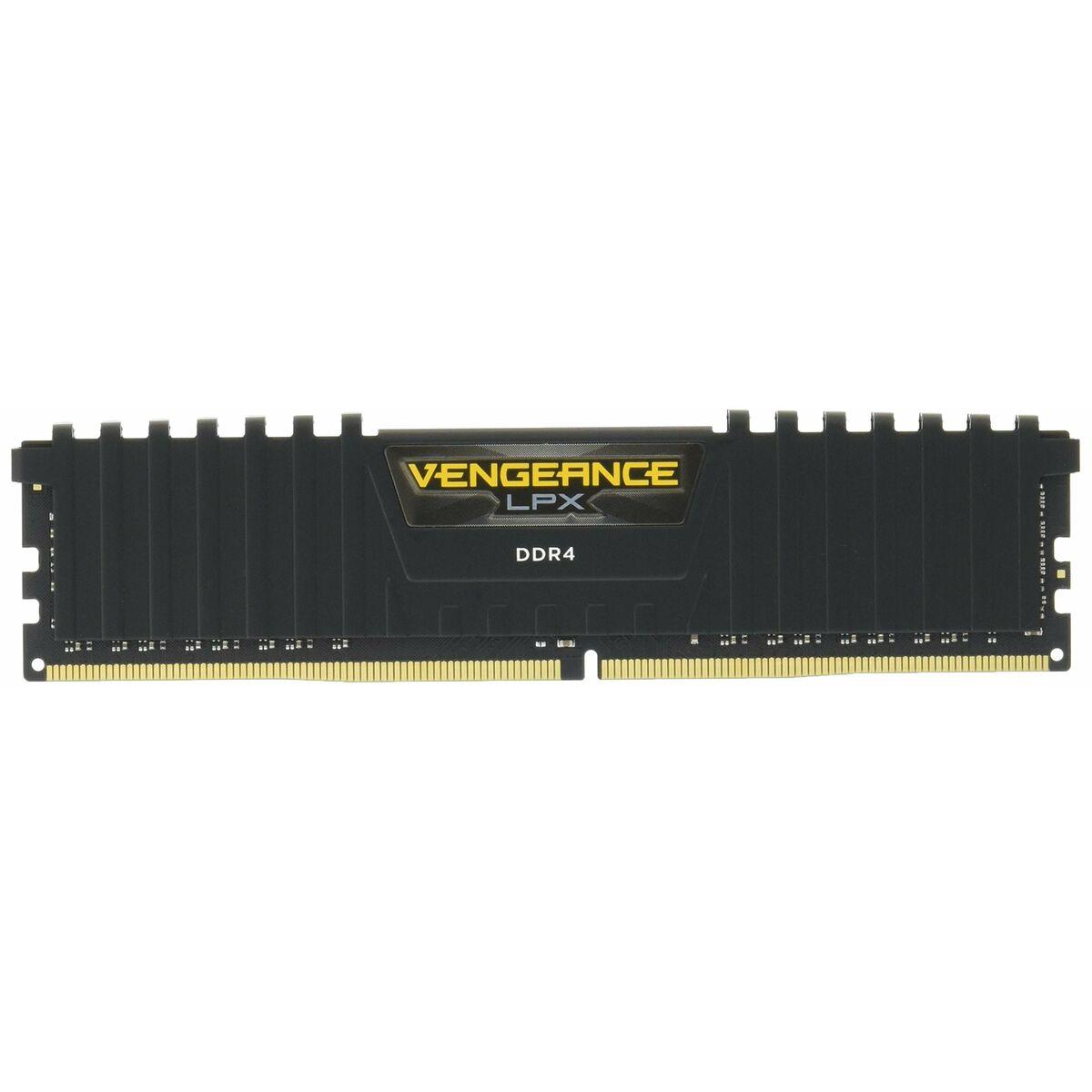 RAM CORSAIR DDR4 2666MHz 16GB 2x8GB 288 DIMM Nebuferinis 16-18-18-35 Vengeance LPX Juodas Šilumos skirstytuvas 1.2V XMP2.0