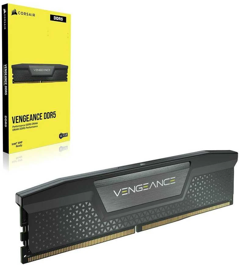 RAM CORSAIR VENGEANCE DDR5 64GB 2x32GB 5200MHz CL40 1.25V Juodas