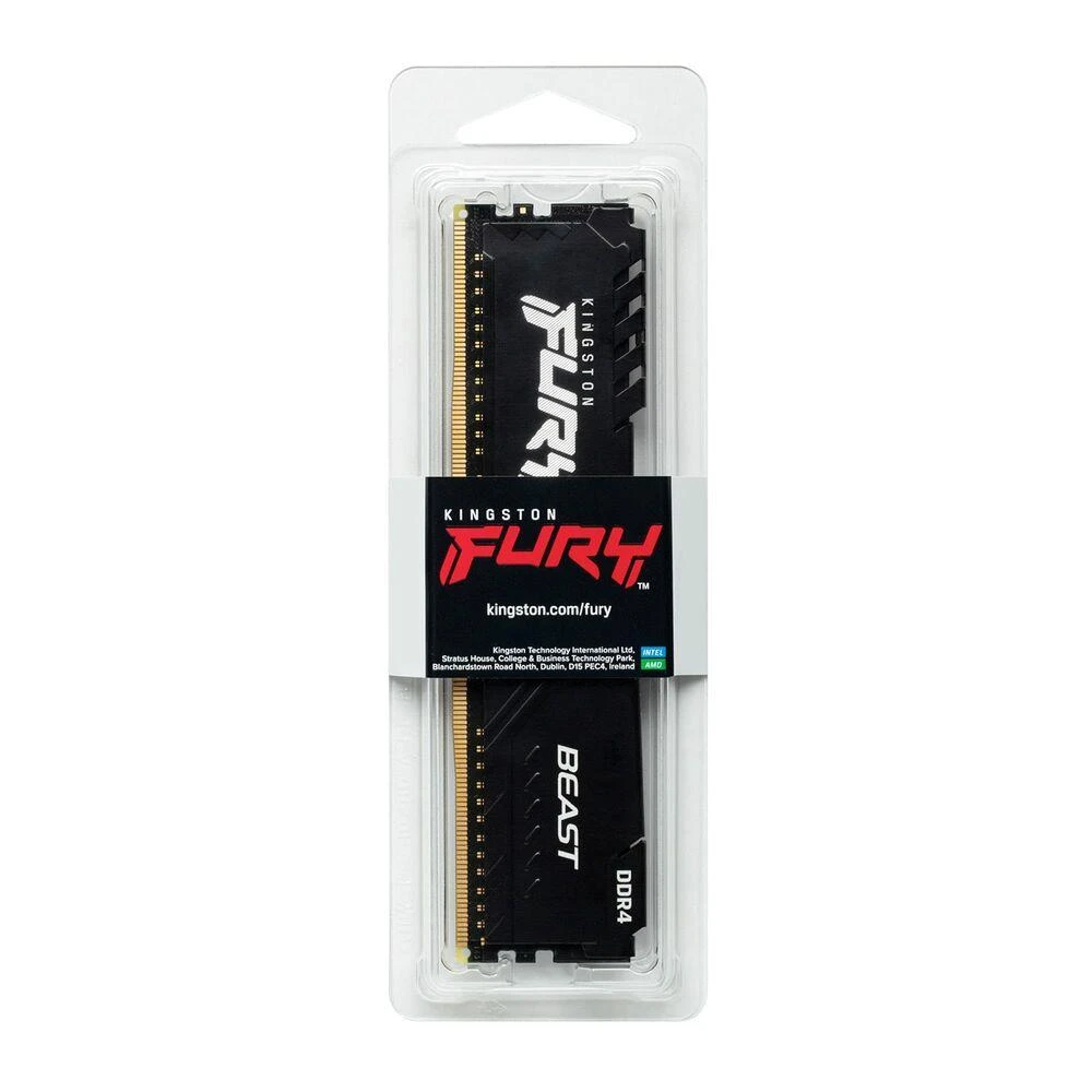 RAM Kingstonas | Fury Beast | 8 GB | DDR4 | 3200 MHz | PC/serveris | Registracijos Nr. | ECC Nr