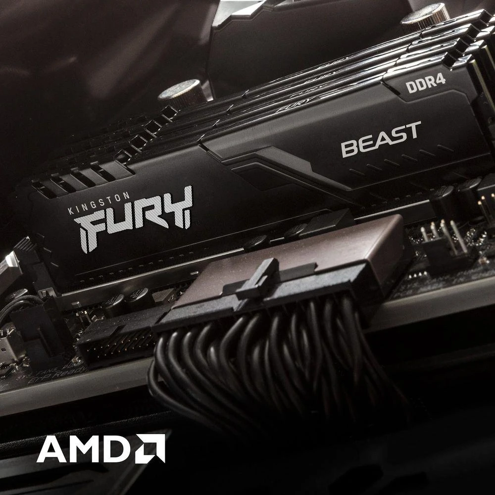 RAM Kingstonas | Fury Beast | 32 GB | DDR4 | 3200 MHz | PC/serveris | Registracijos Nr. | ECC Nr