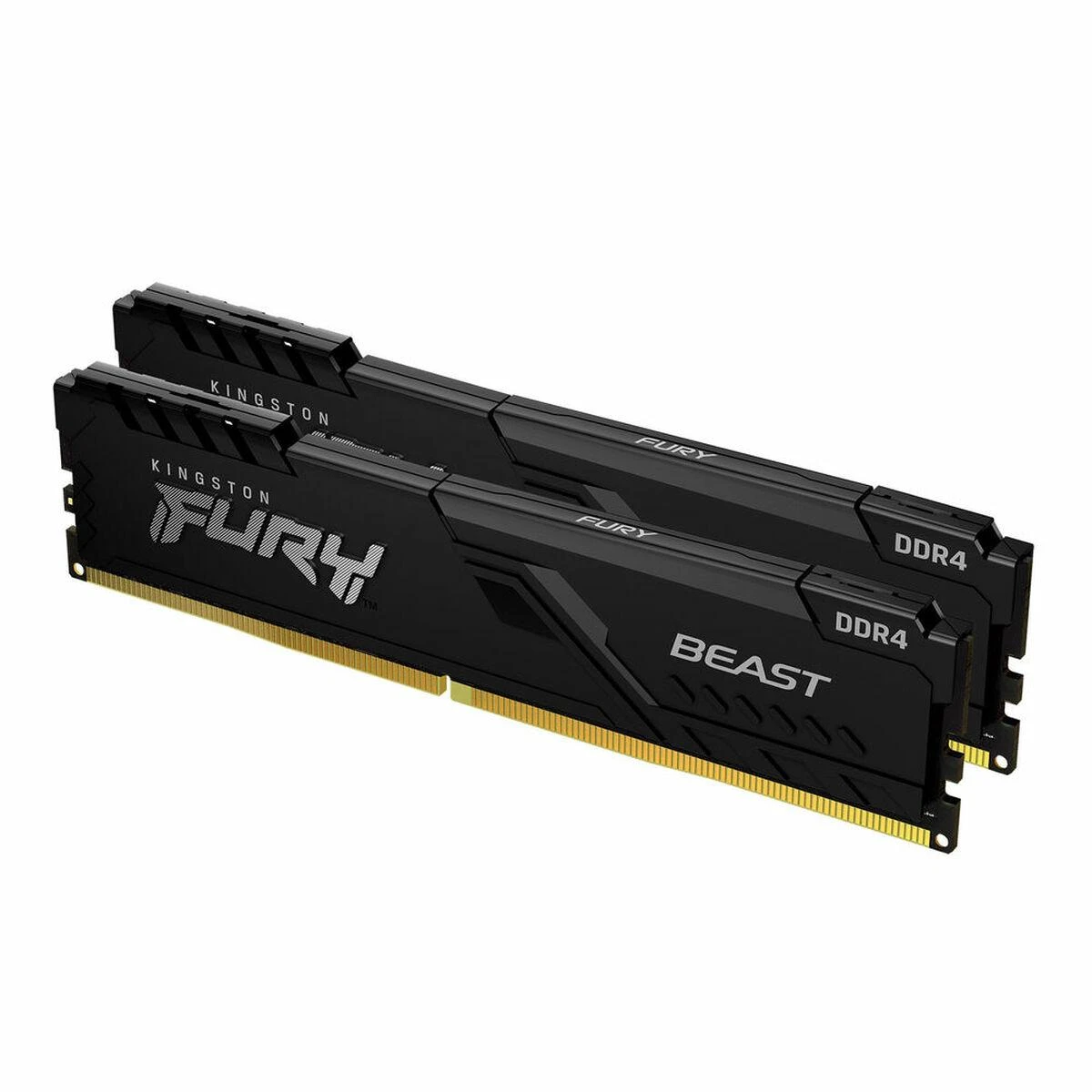 RAM KINGSTON 32GB 3200MHz DDR4 CL16 DIMM rinkinys iš 2 FURY Beast Juodas