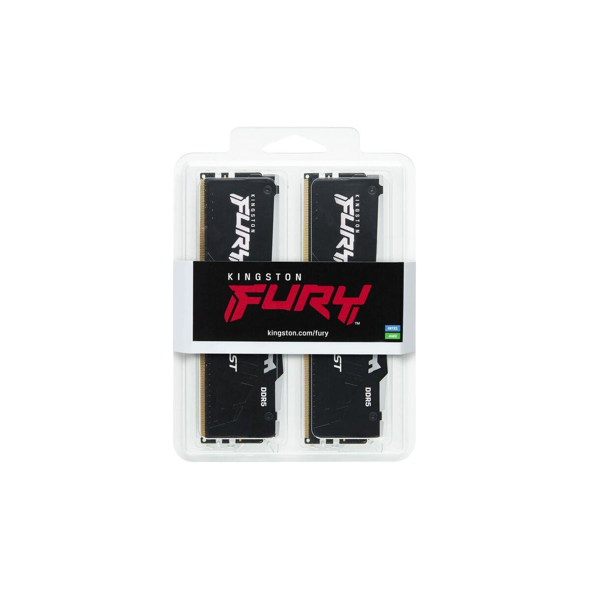 RAM „Kingston KF556C36BBEAK2-64“ 64 GB 5600 MT/s DDR5 CL36 DIMM (2 vnt. rinkinys) „FURY Beast RGB EXPO“ | „Kingston“