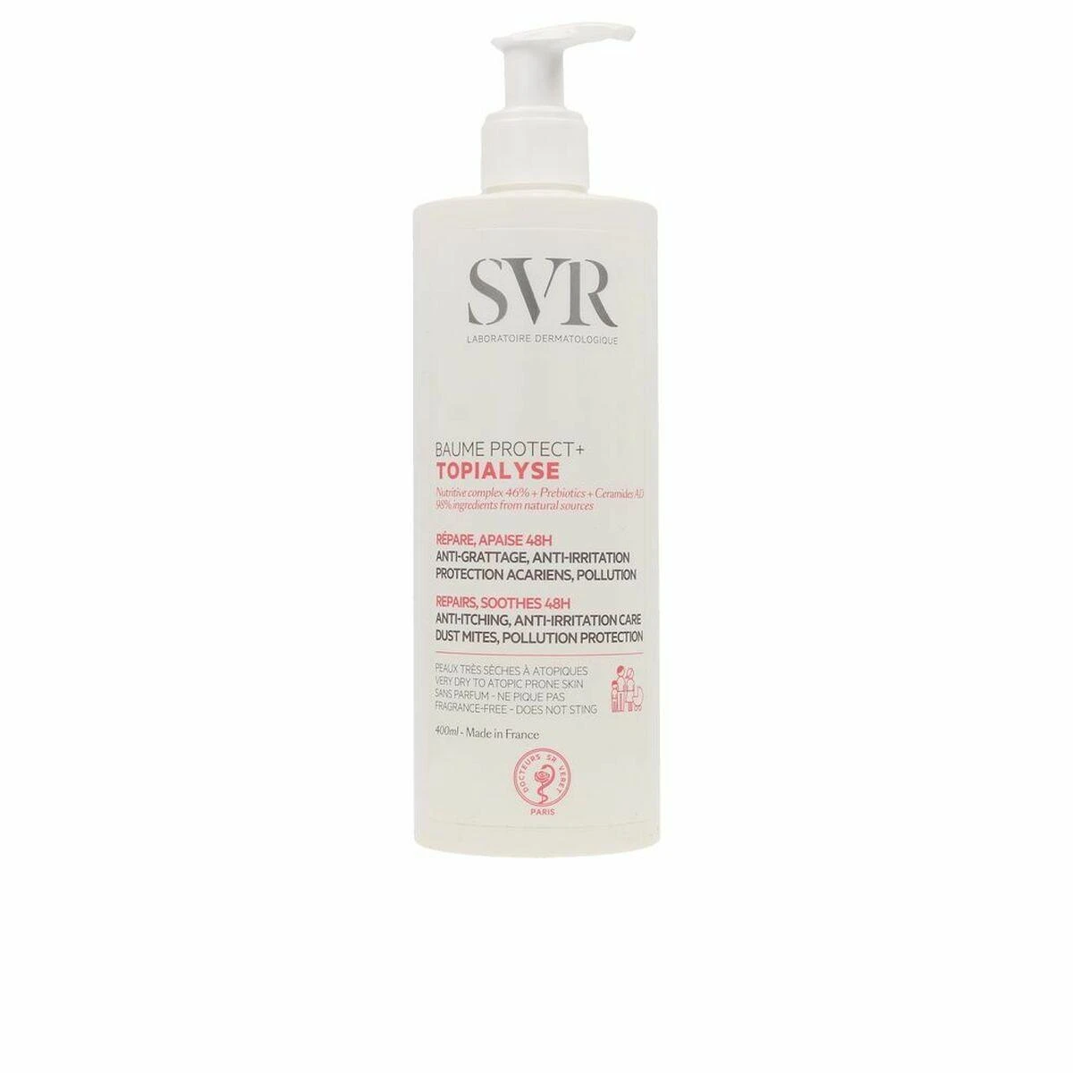 Svr Topialyse Baume Protect intensyviai maitinantis veido ir kūno kremas sausai/atopinei odai, 400 ml