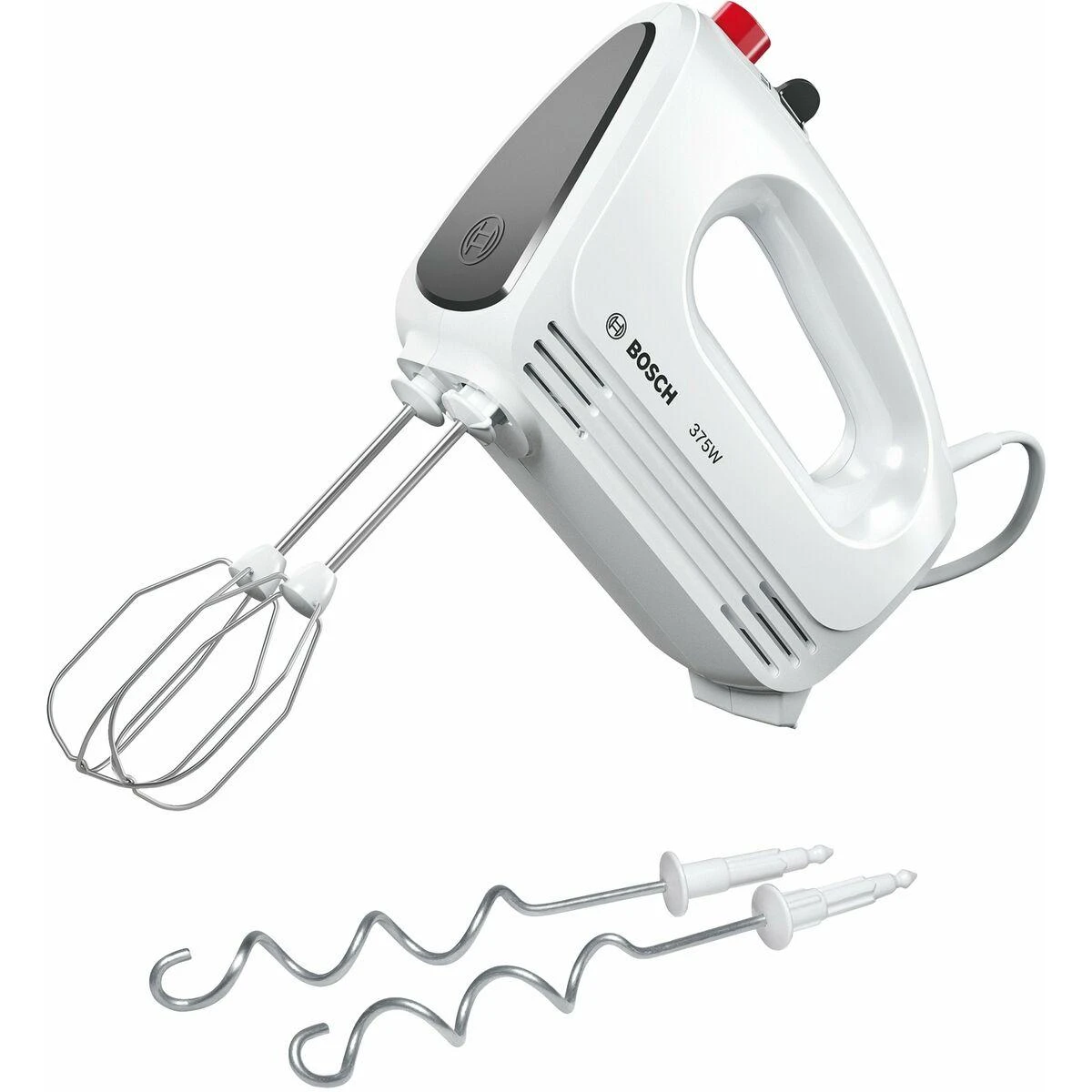Plakiklis Bosch MFQ22100 Rankinis maišytuvas, CleverMixx, 375 W, Baltas, tamsiai pilka