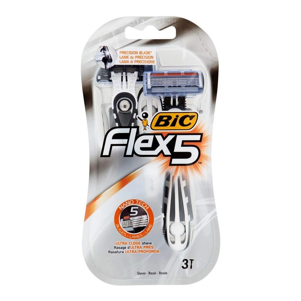 „Bic Bic Flex 5“ skustuvai, 1 pakuotė – 3 vnt.