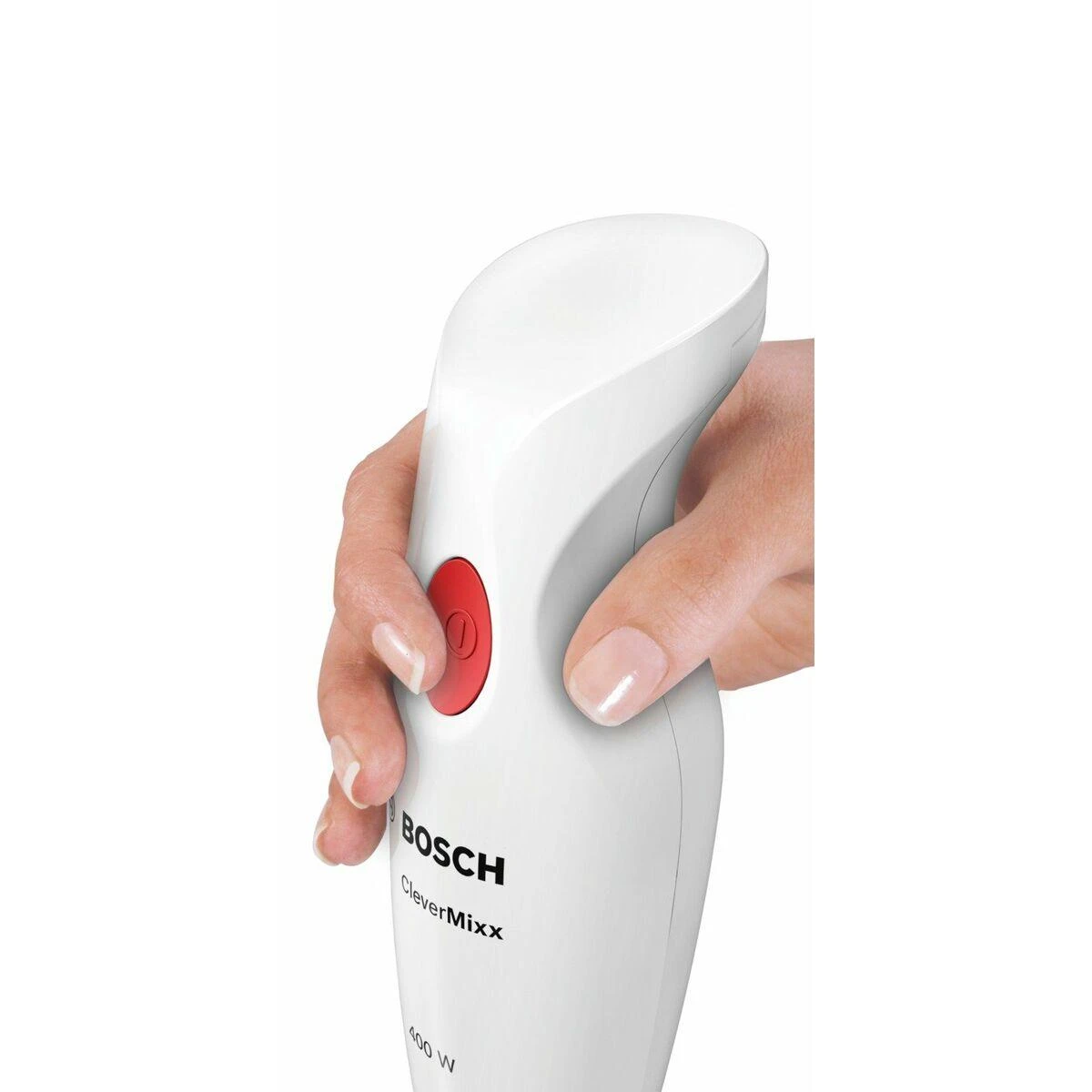 Plakiklis Bosch MSM24100 Rankinis trintuvas, CleverMixx, 400 W, Baltas, giliai raudona