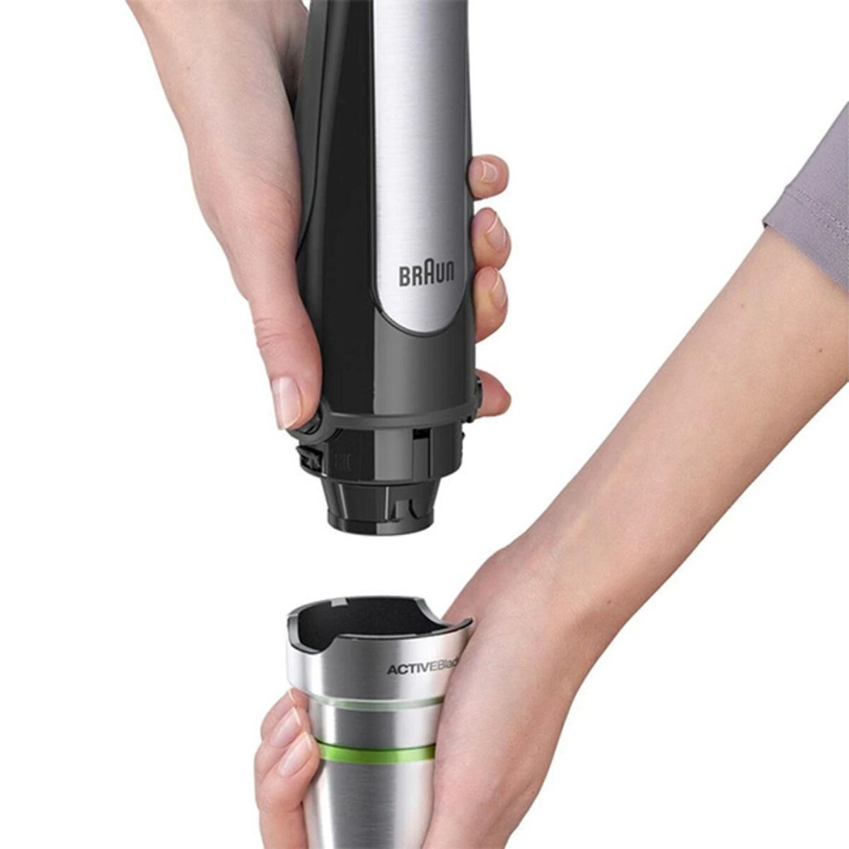 Braun | Hand Maišytuvas | MQ7000X MultiQuick Immersion | Hand Maišytuvas | 1000 W | Juodas/Stainless Steel