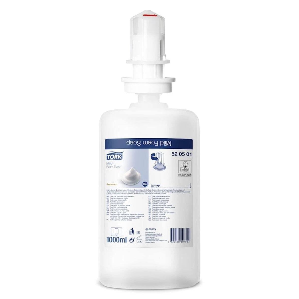 Muilo putos TORK MILD, S4, 520501