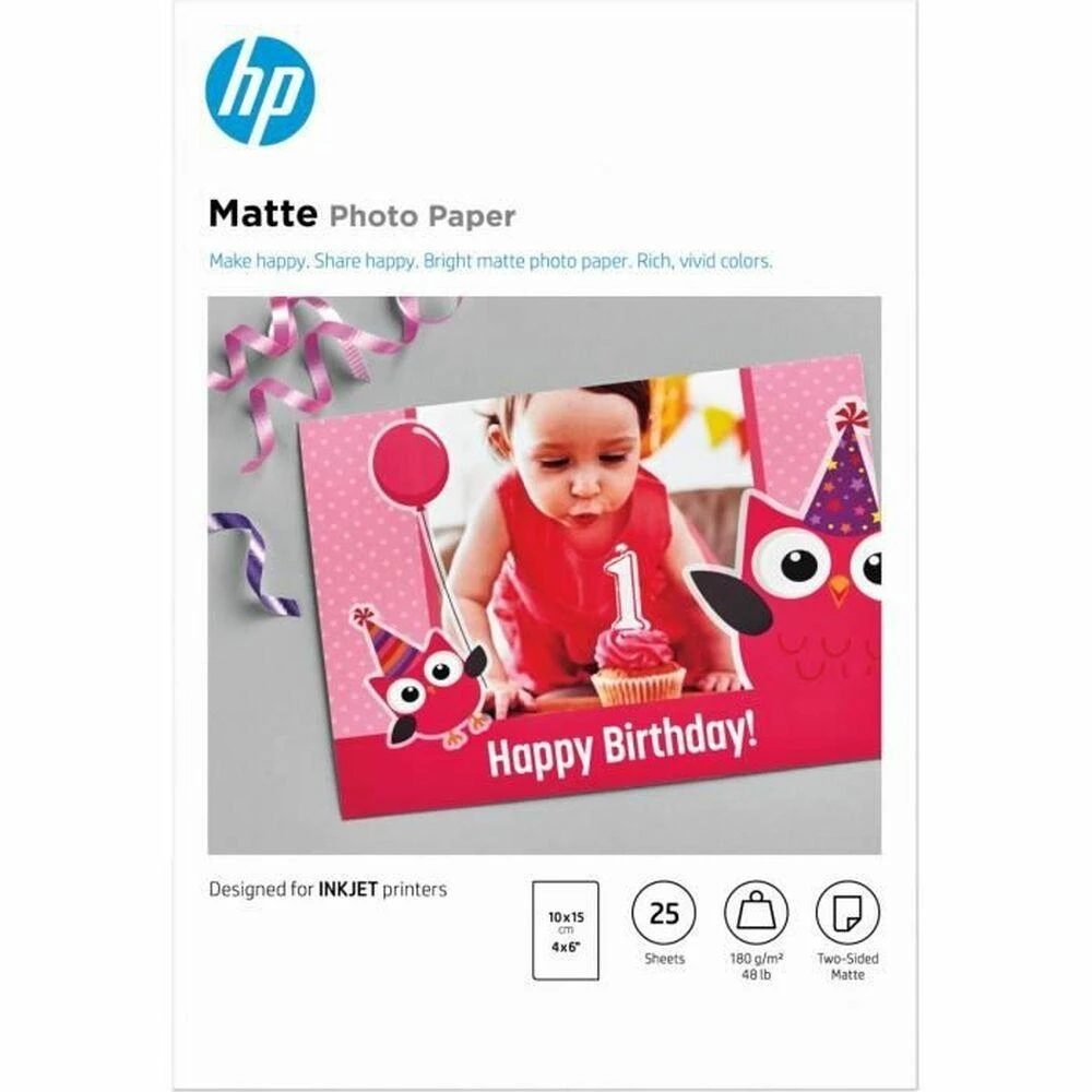 Hewlett Packard (HP) HP MATINIS FSC FOTOPOPIERIUS/4X6 25 LAPAI