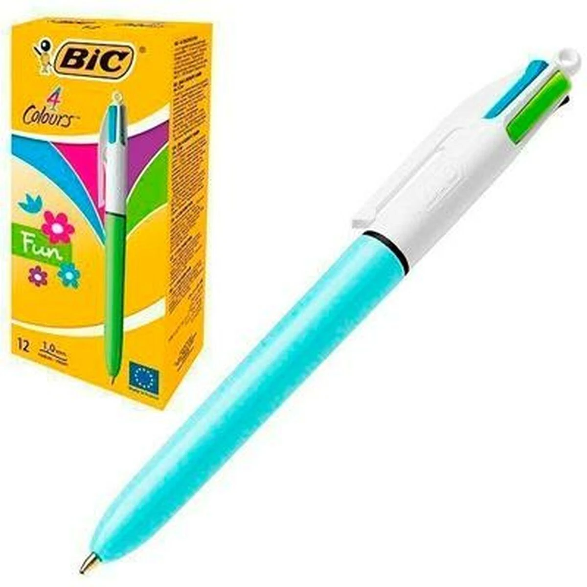 Bic 4 spalvų tušinukas Fun