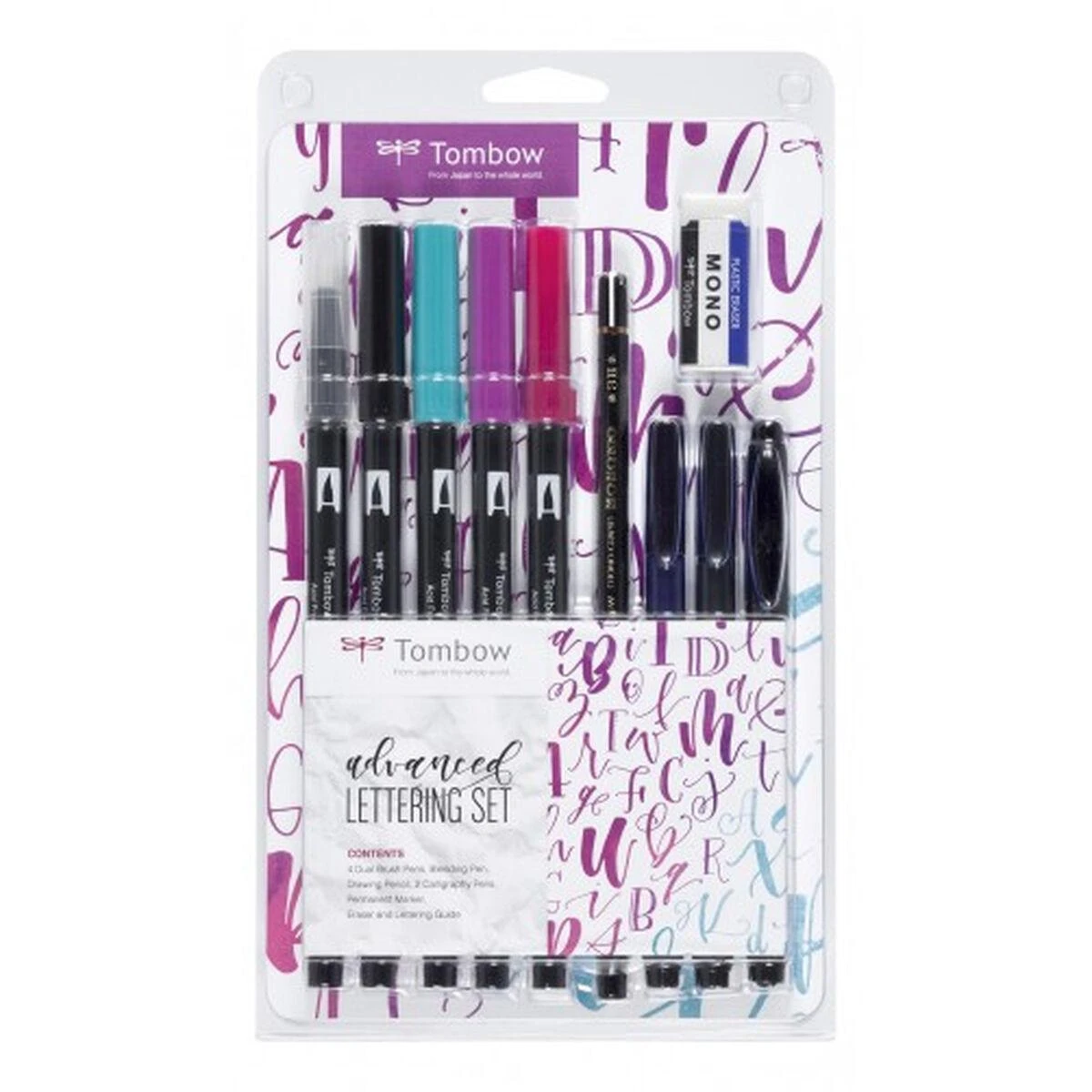 Rašymo rinkinys Tombow Advanced Lettering (10 Dalys)