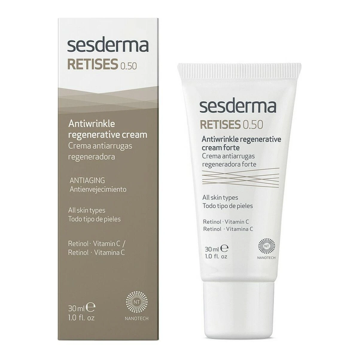 Sesderma Retises 0,5% kremas nuo raukšlių, 30 ml
