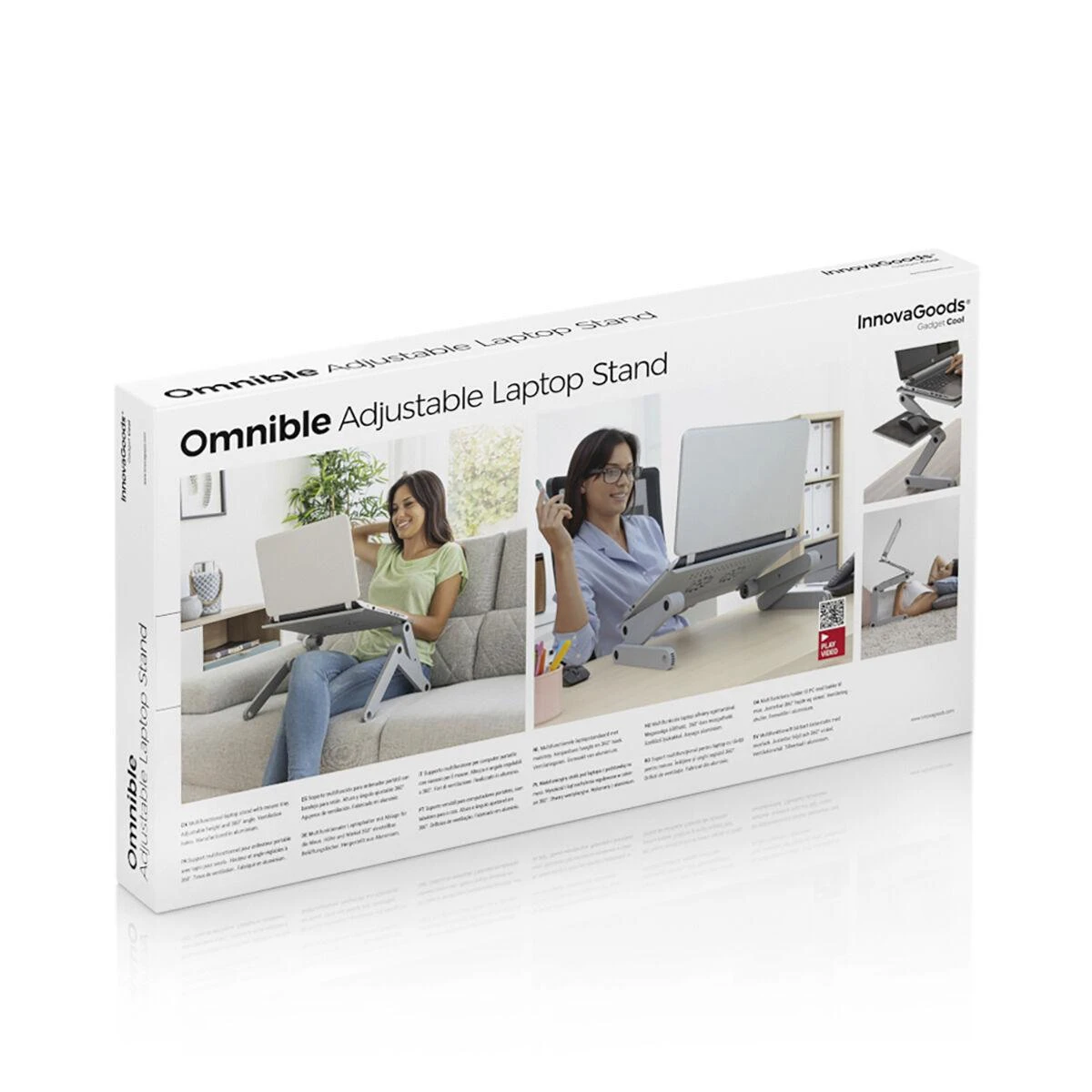 „InnovaGoods Omnible“ daugiafunkcis nešiojamojo kompiuterio stalas