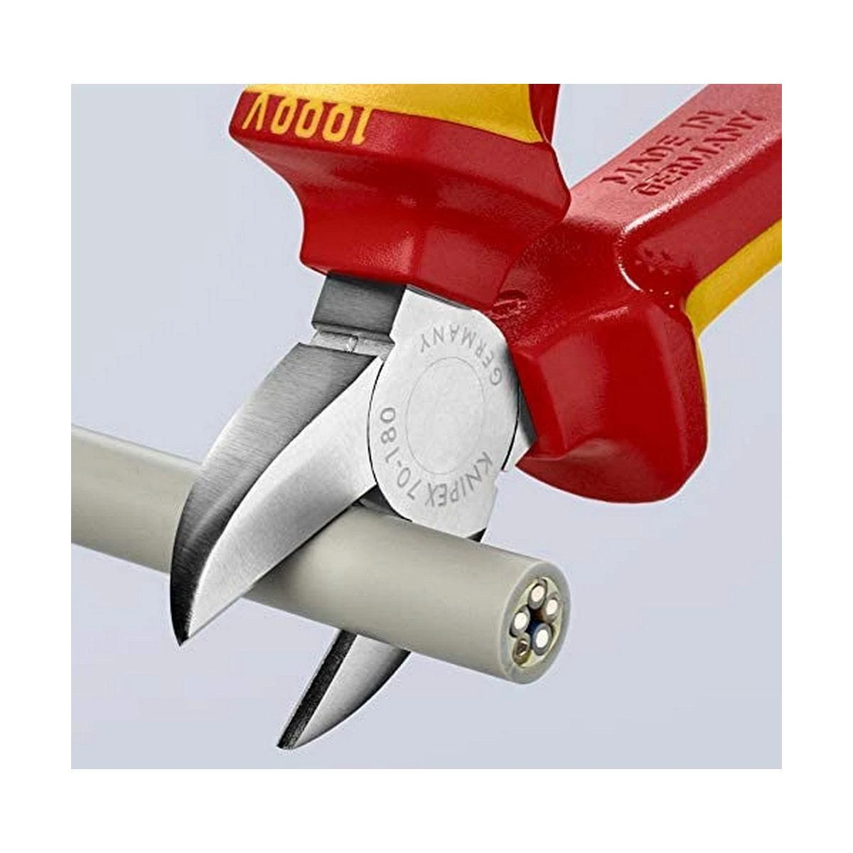 Žnyplės šoninio kirpimo VDE 180mm, Knipex