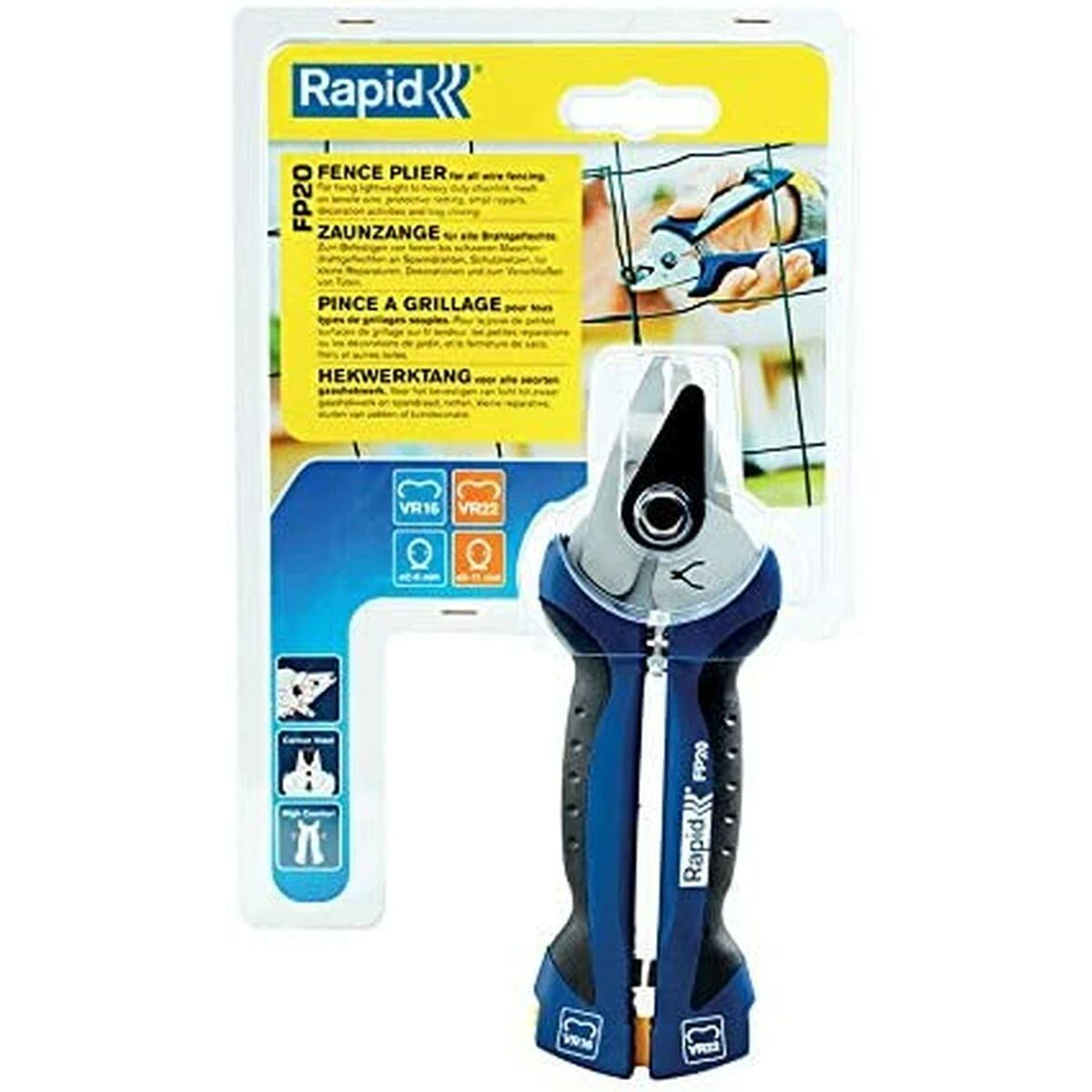Sukabinimo replės FP20 žiedams VR22/VR16 iki 11mm, Rapid