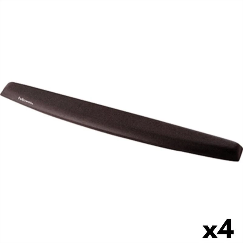 Fellowes | Foam Klaviatūra Pad Memory Foam | Klaviatūra riešo atrama | 490 x 58.7 x 23.9 mm | Juodas