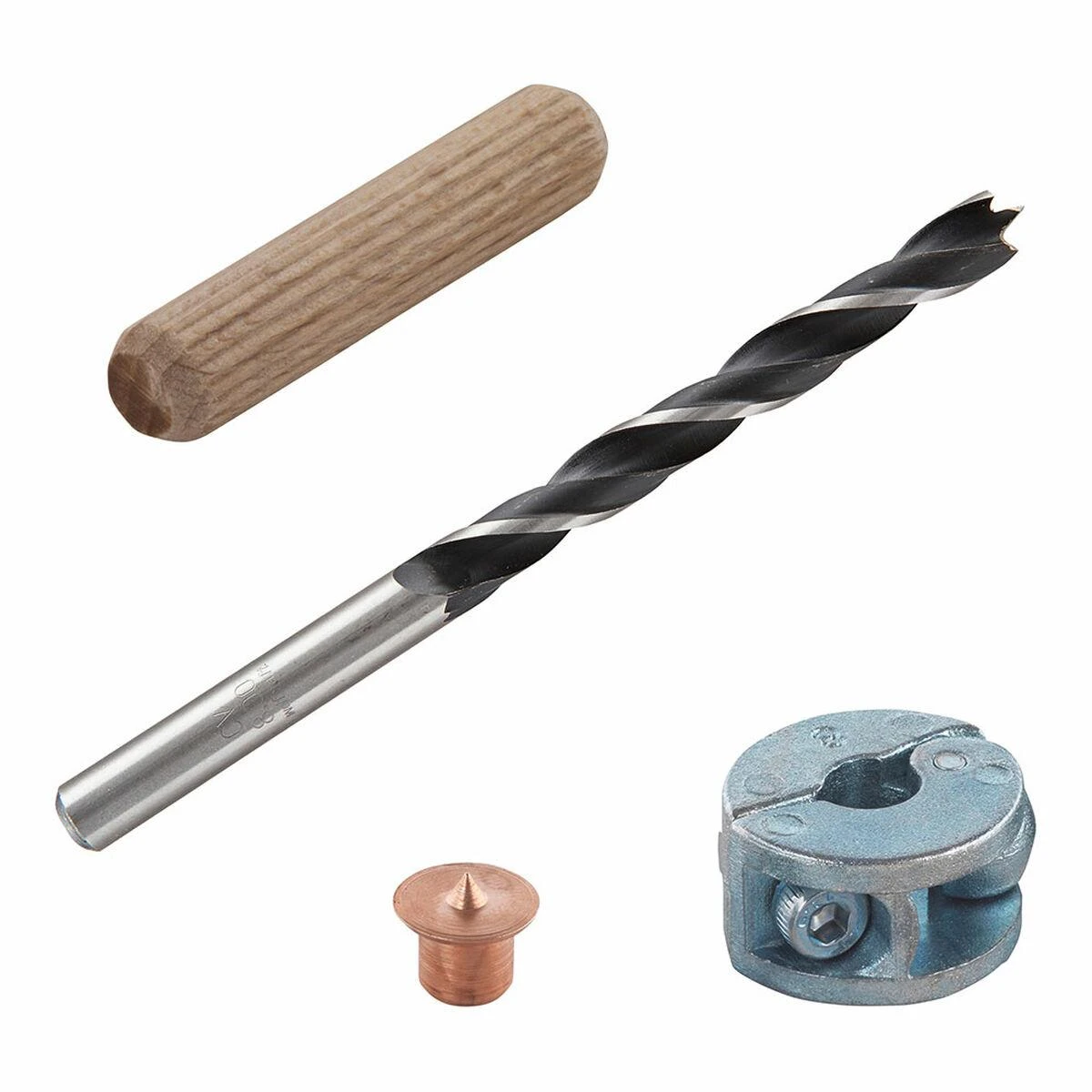 Grąžtas WOLFCRAFT Rinkinys DO POŁĄCZEŃ KOŁKOWYCH 8mm