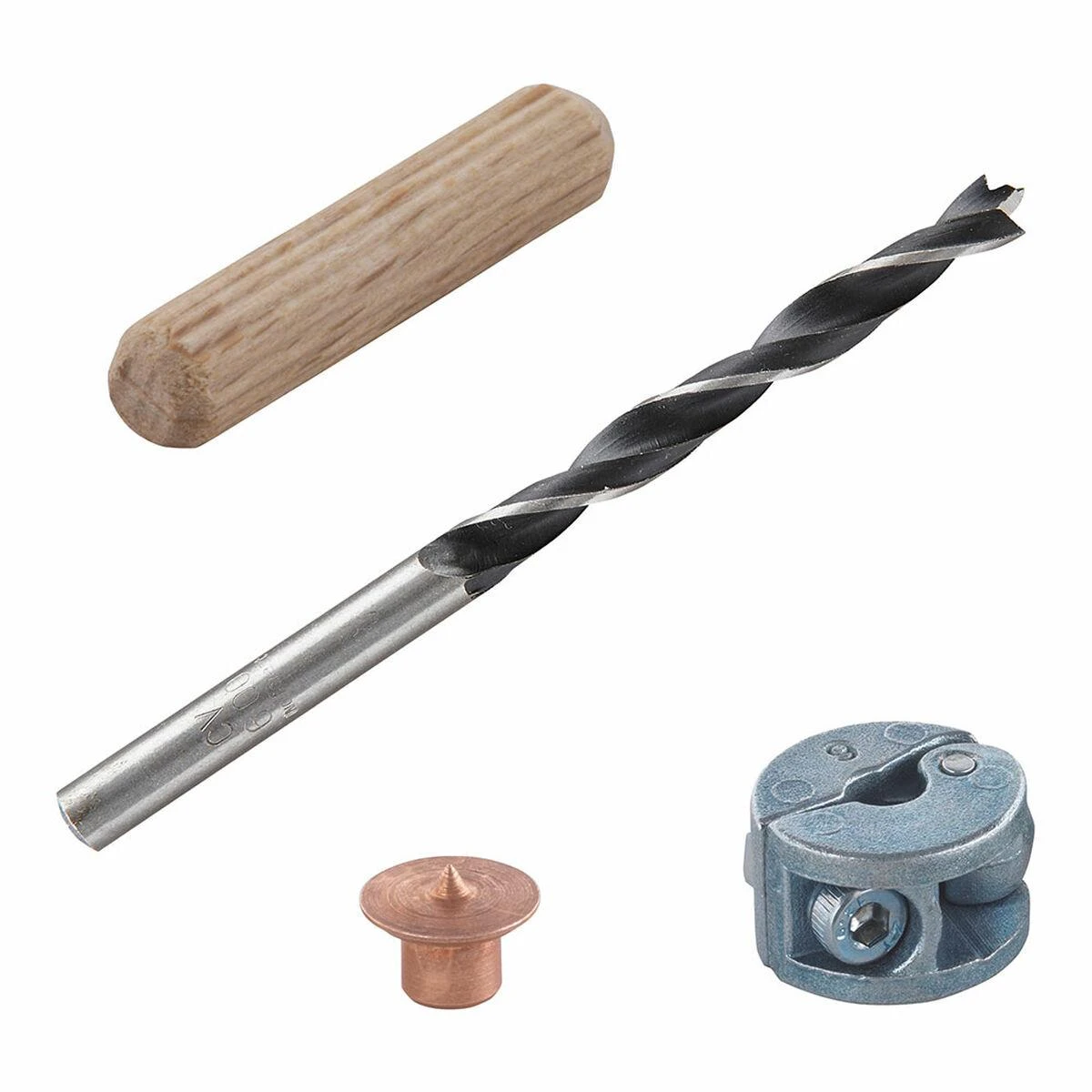 WOLFCRAFT Rinkinys DO POŁĄCZEŃ KOŁKOWYCH 6mm
