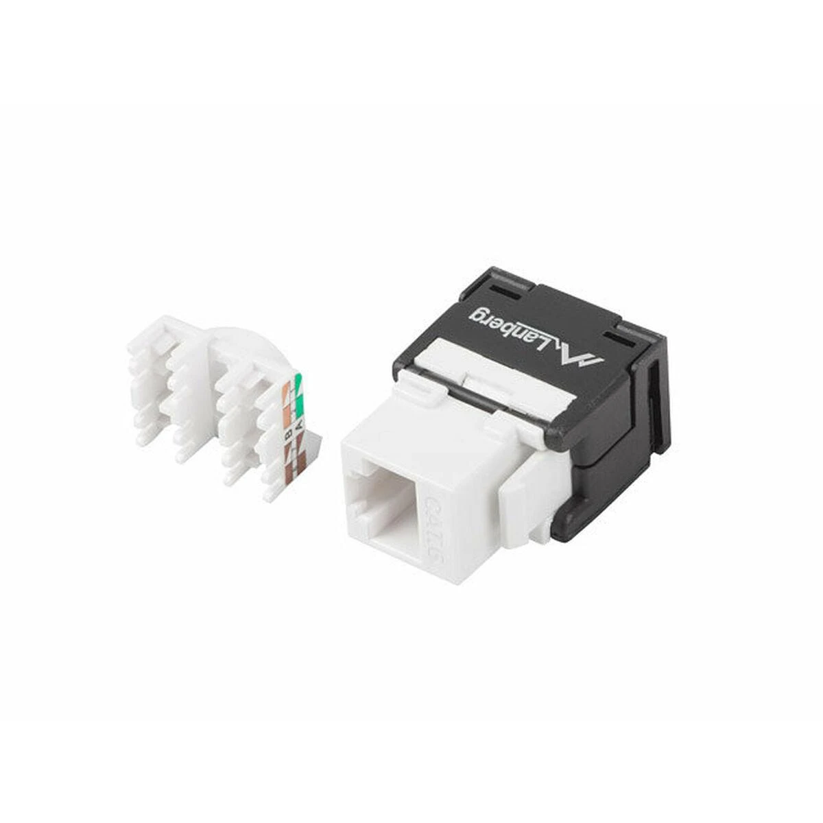 LANBERG KSU6-2000 Keystone modulis be įrankių RJ45->LSA 180deg UTP Cat.6