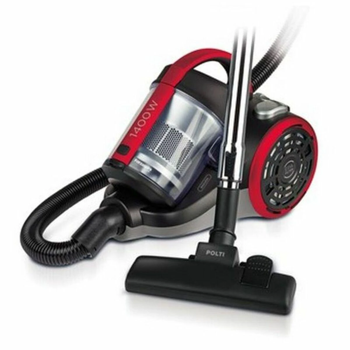 Polti | Dulkių siurblys | PBEU0105 Forzaspira C110_Plus | Be maišelio | Galia 800 W | Dulkių talpa 2 L | Juodas/Raudona