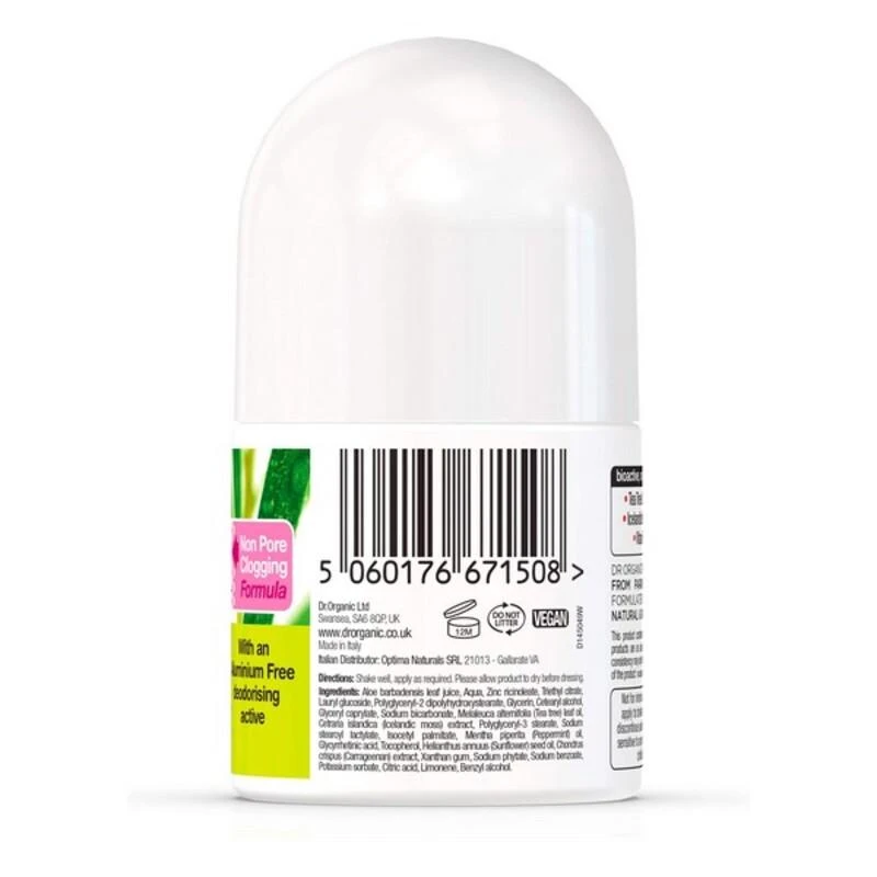 Dr. Organic Arbatmedžio dezodorantas Roll On 50ml