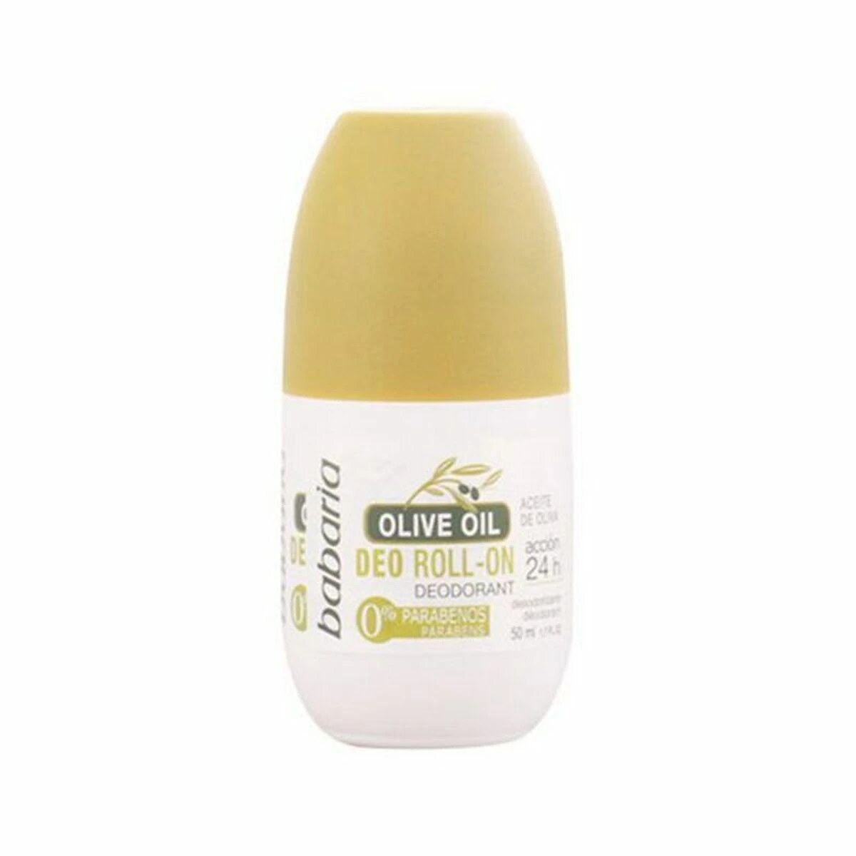 Babaria rutulinis dezodorantas su alyvuogių aliejum, 50ml