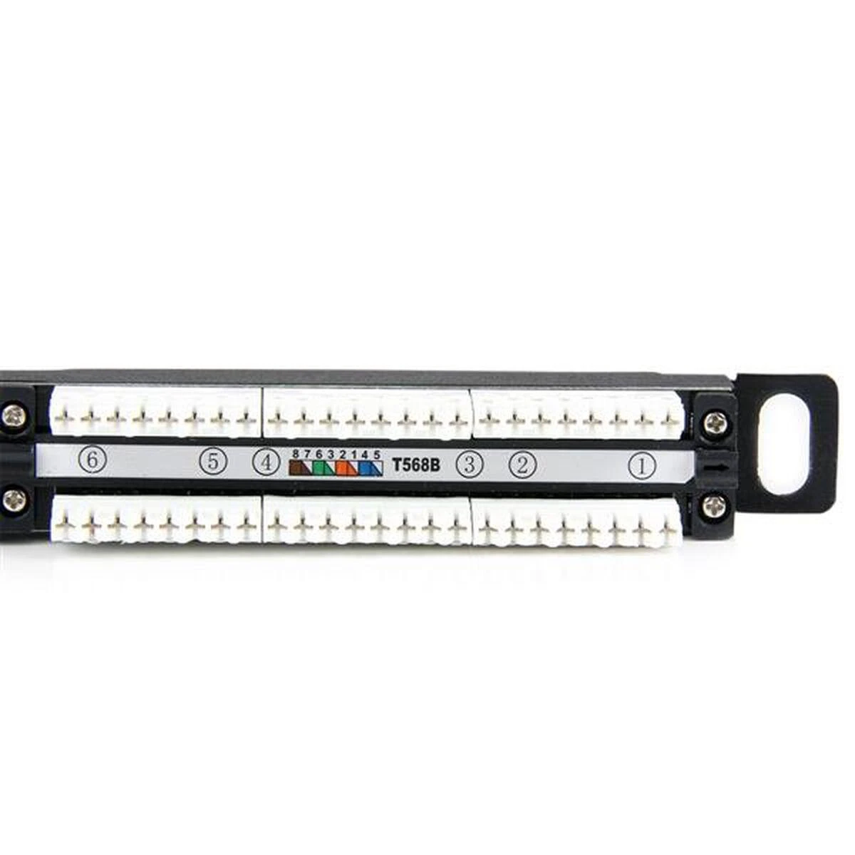 „StarTech Patch“ skydelis 19 colių 0,5U 24x RJ-45 Cat.5E (PANELHU24)