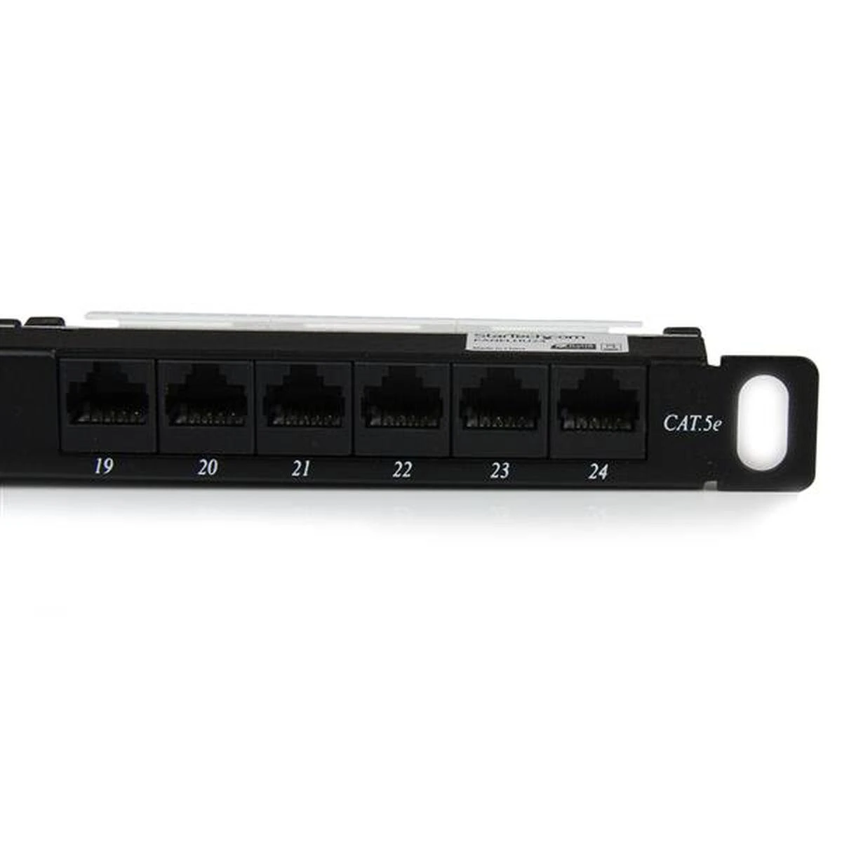 „StarTech Patch“ skydelis 19 colių 0,5U 24x RJ-45 Cat.5E (PANELHU24)