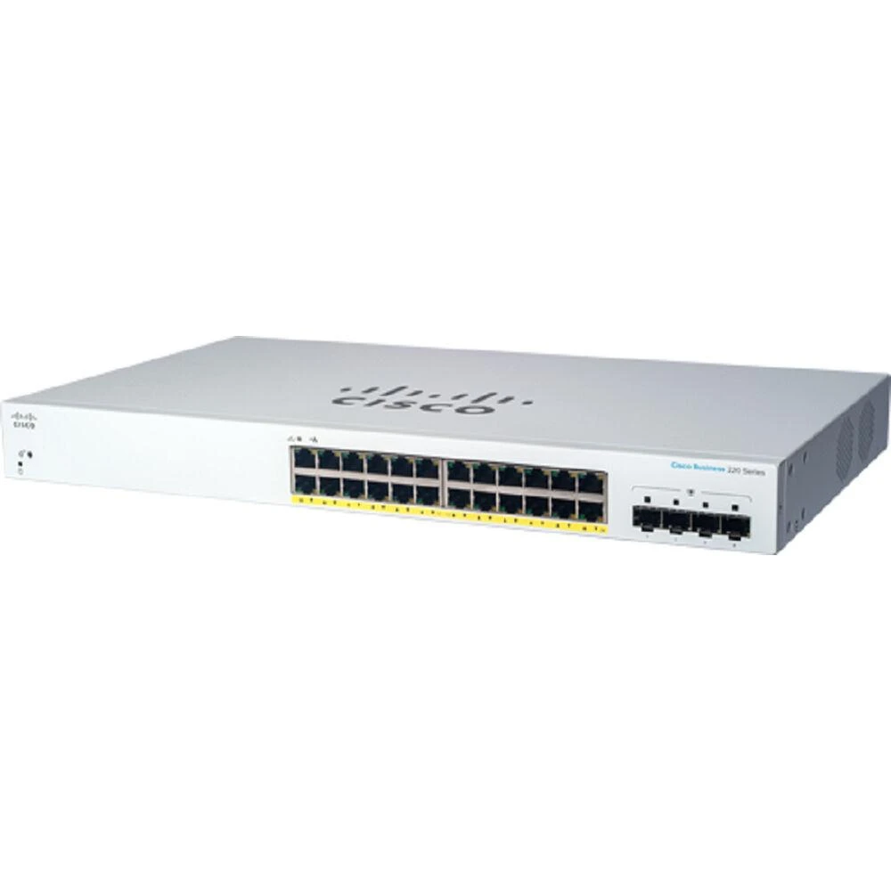 Šakotuvas Cisco CBS220 SMART 24-PORT GE POE - 4X1G SFP