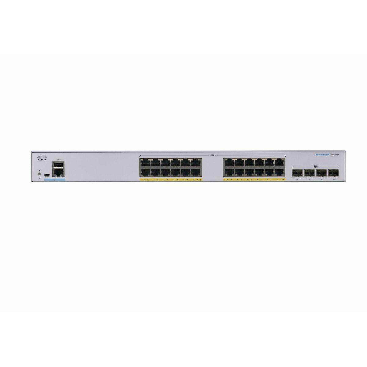 Šakotuvas Komutatorius Cisco CBS350-24FP-4G-EU
