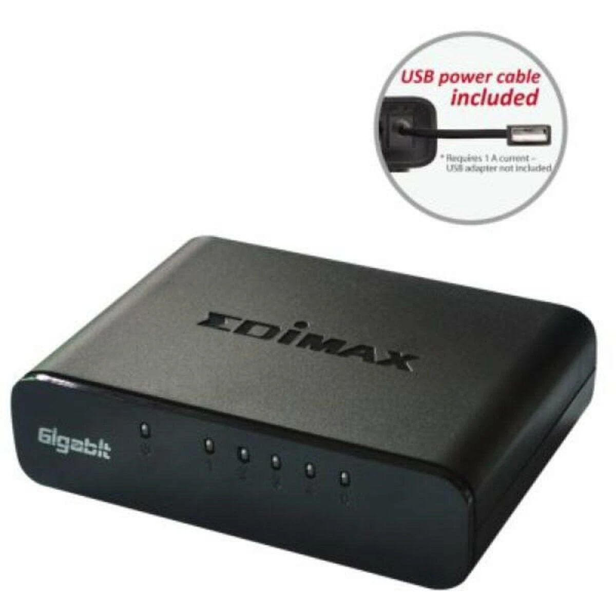 Šakotuvas Edimax Switch ES-5500G V3 Nevaldomas, Stalinis kompiuteris, 1 Gbps (RJ-45) jungtys kiekis 5, Maitinimo tipas Vienvietis