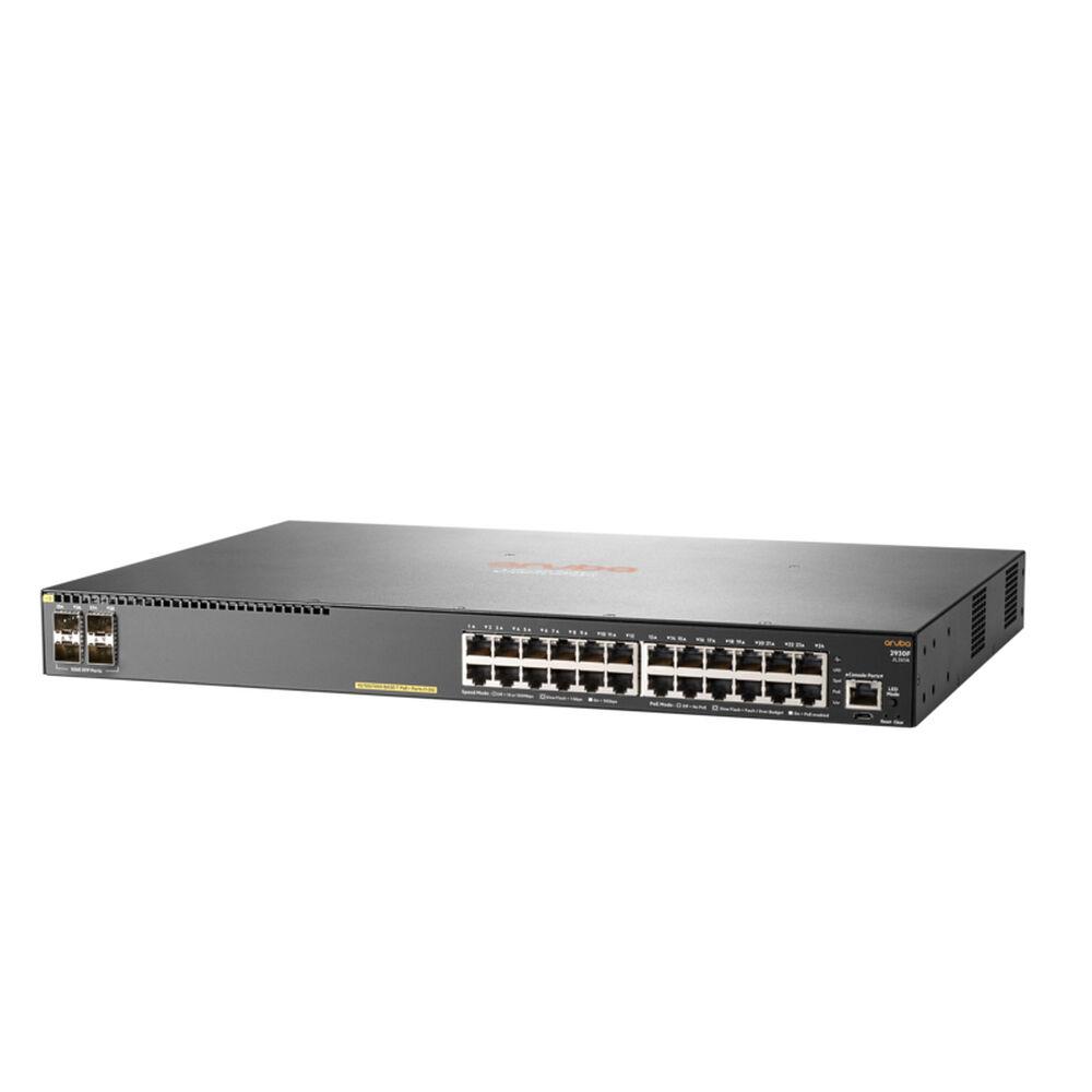 Šakotuvas Hewlett Packard (HP) HPE Aruba 2930F 24G PoE+ 4SFP Swch Aruba 2930F 24G PoE+ 4SFP Swch EU en