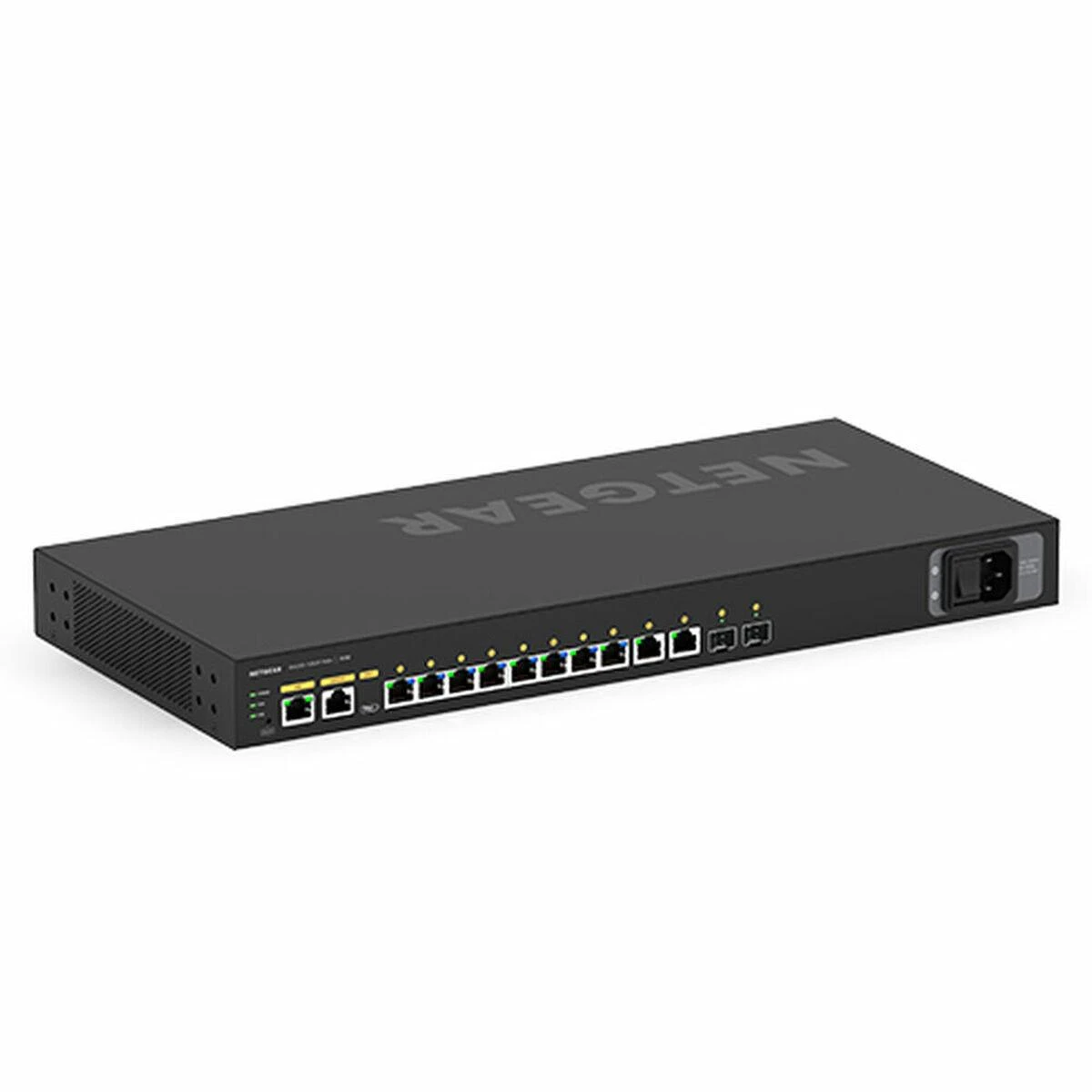 Šakotuvas NETGEAR M4250 12 prievadų AV Line PoE+ jungiklis 125W 2x1G 2xSFP valdomas jungiklis